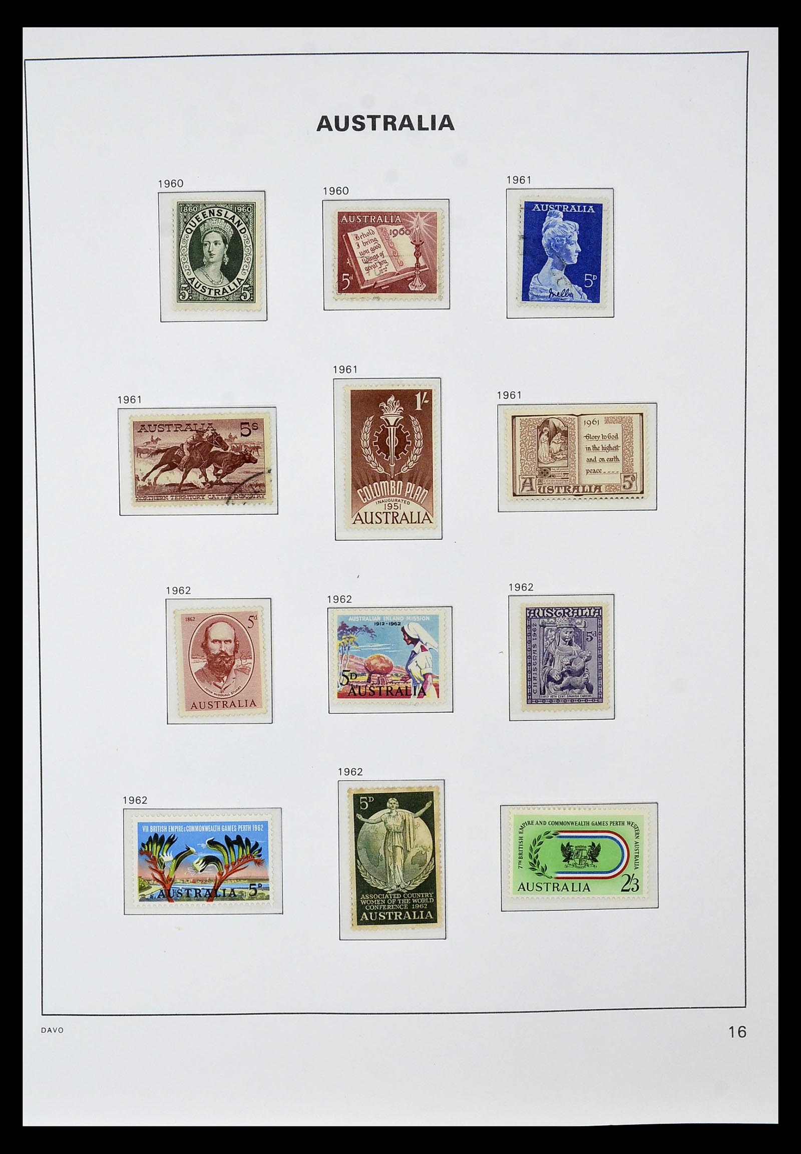 34885 026 - Postzegelverzameling 34885 Australië 1913-1979.