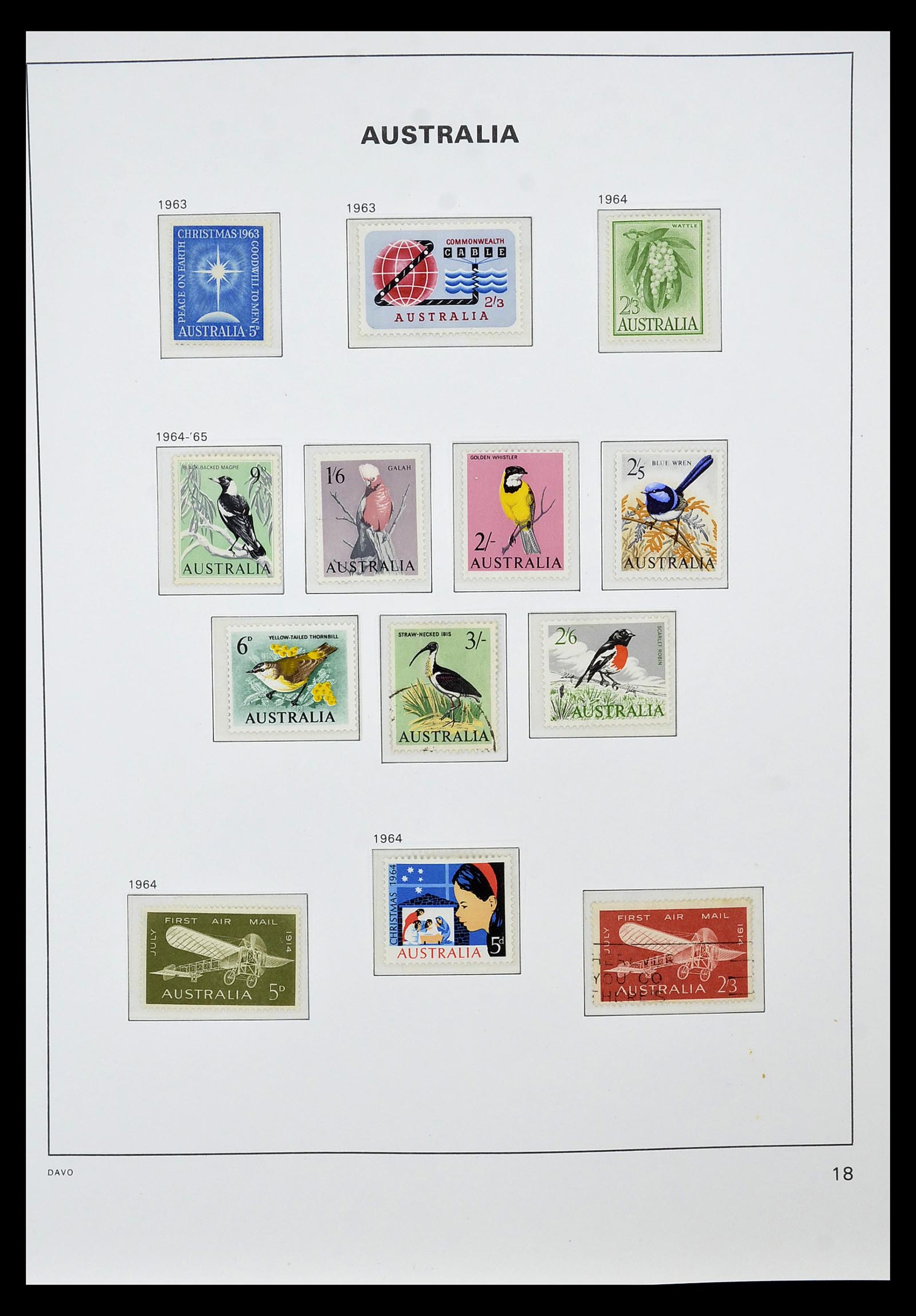 34885 028 - Postzegelverzameling 34885 Australië 1913-1979.