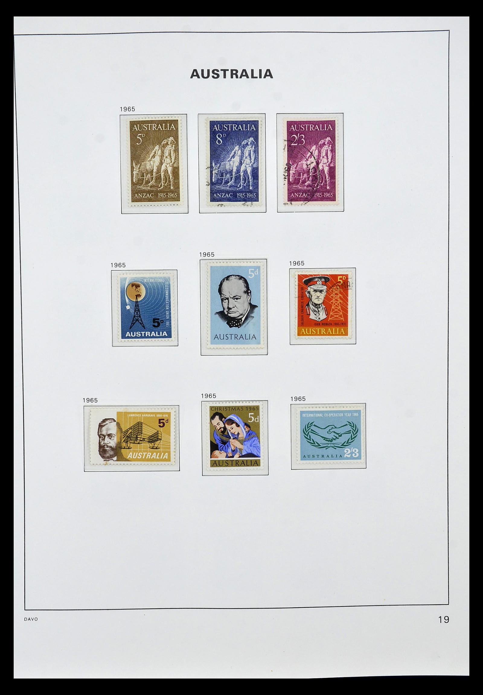 34885 029 - Postzegelverzameling 34885 Australië 1913-1979.
