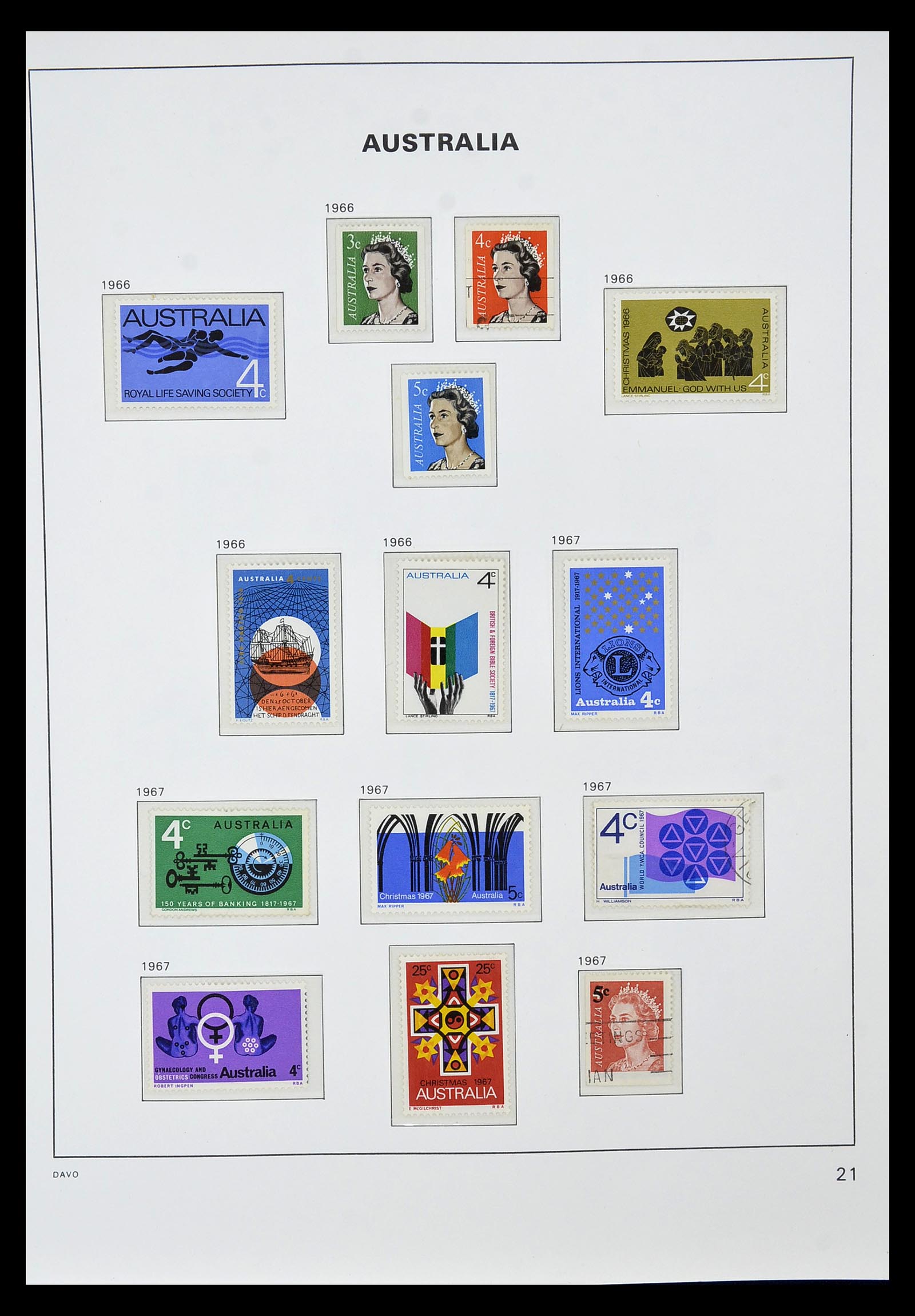 34885 032 - Postzegelverzameling 34885 Australië 1913-1979.