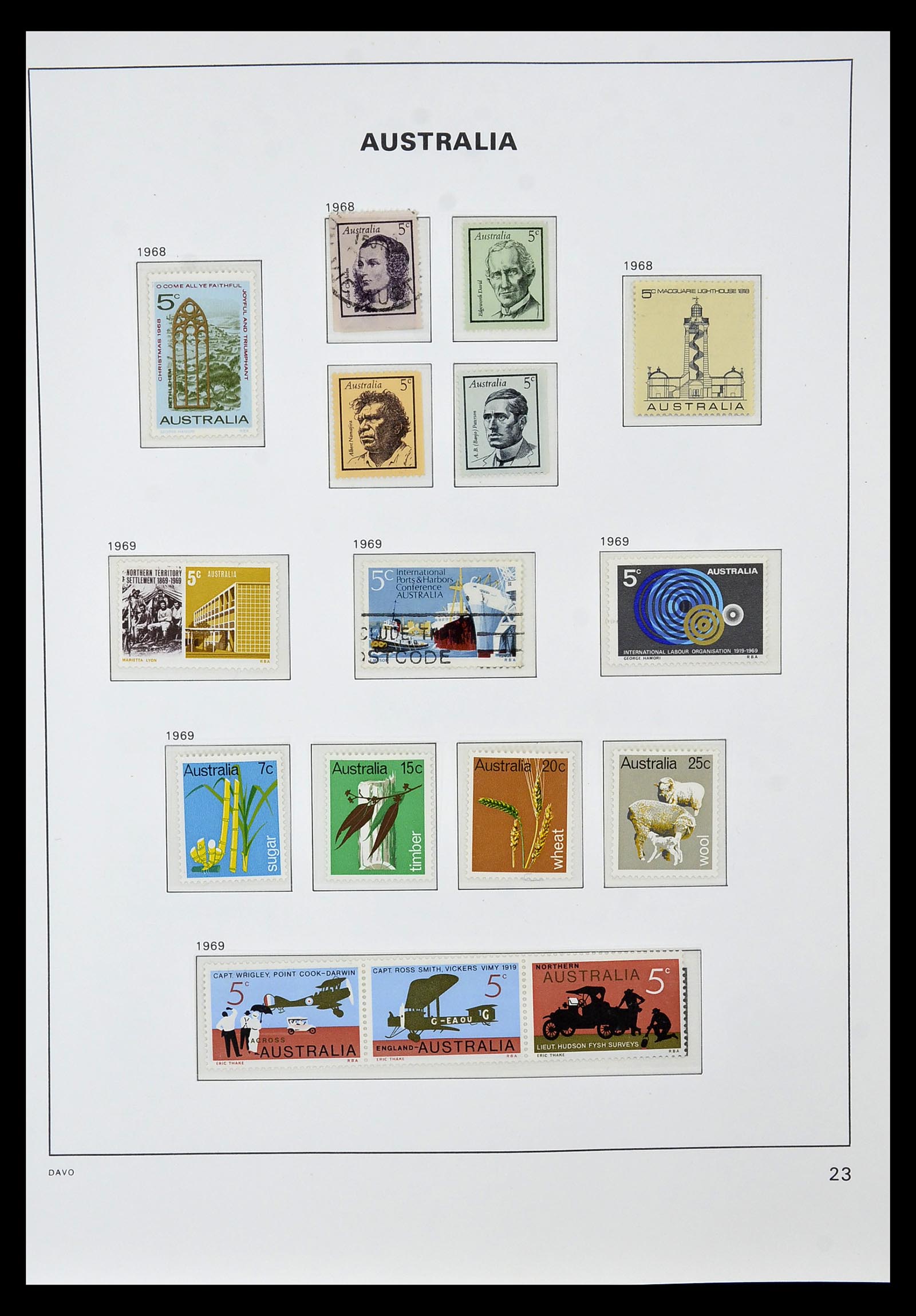 34885 034 - Postzegelverzameling 34885 Australië 1913-1979.