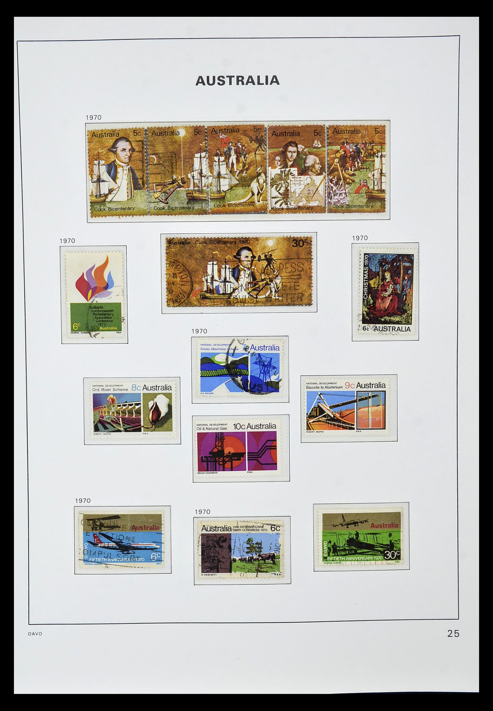 34885 036 - Postzegelverzameling 34885 Australië 1913-1979.