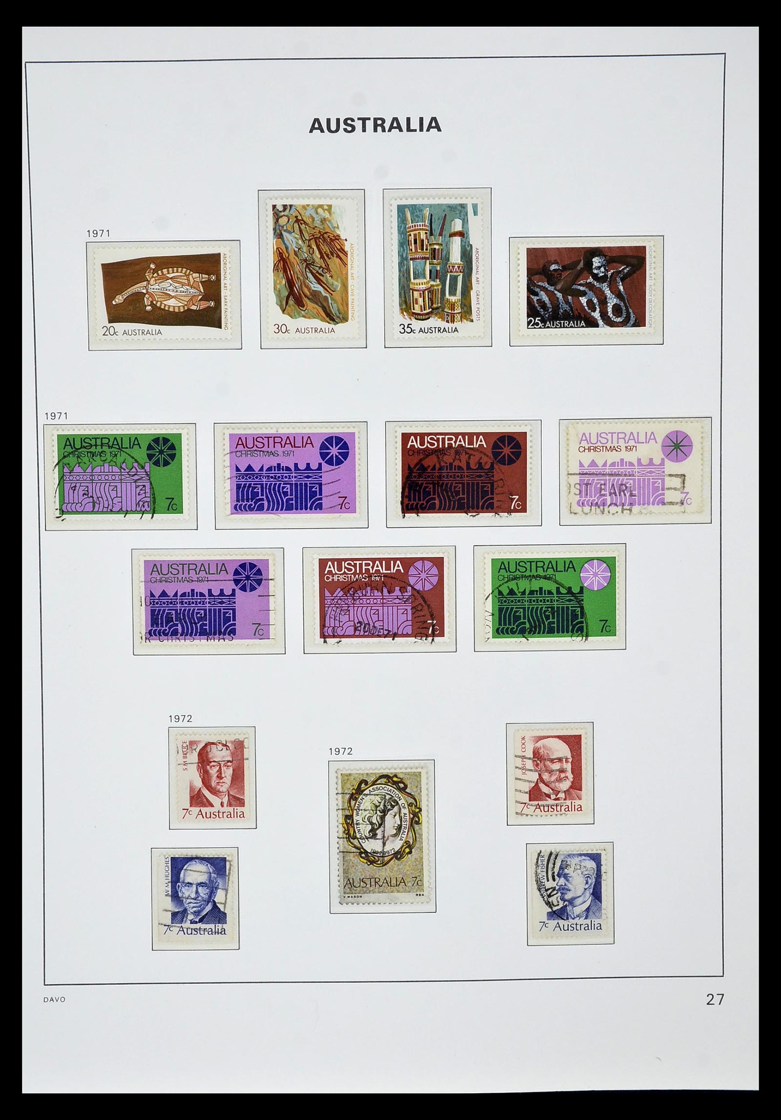 34885 038 - Postzegelverzameling 34885 Australië 1913-1979.
