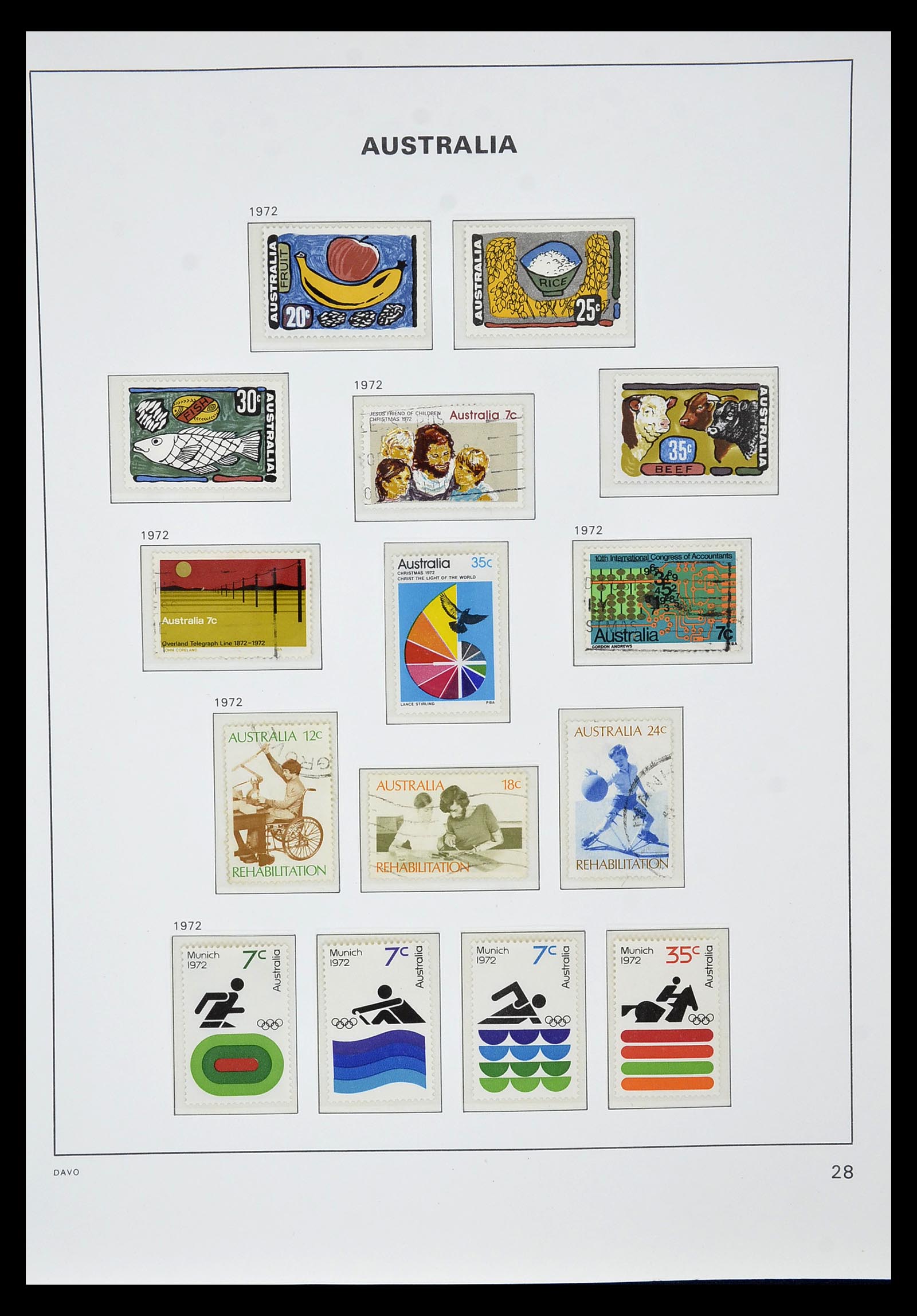 34885 039 - Postzegelverzameling 34885 Australië 1913-1979.