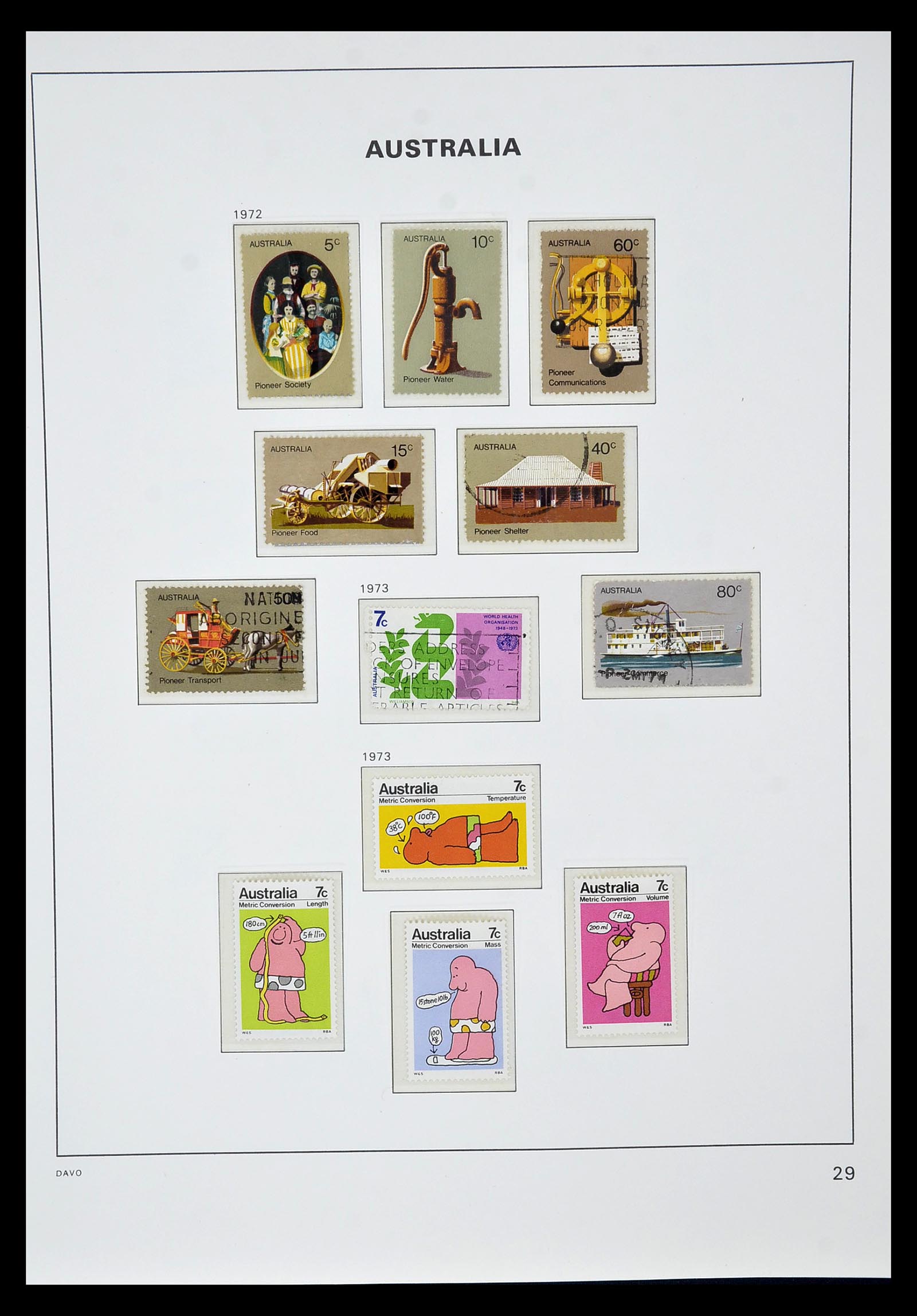 34885 040 - Postzegelverzameling 34885 Australië 1913-1979.