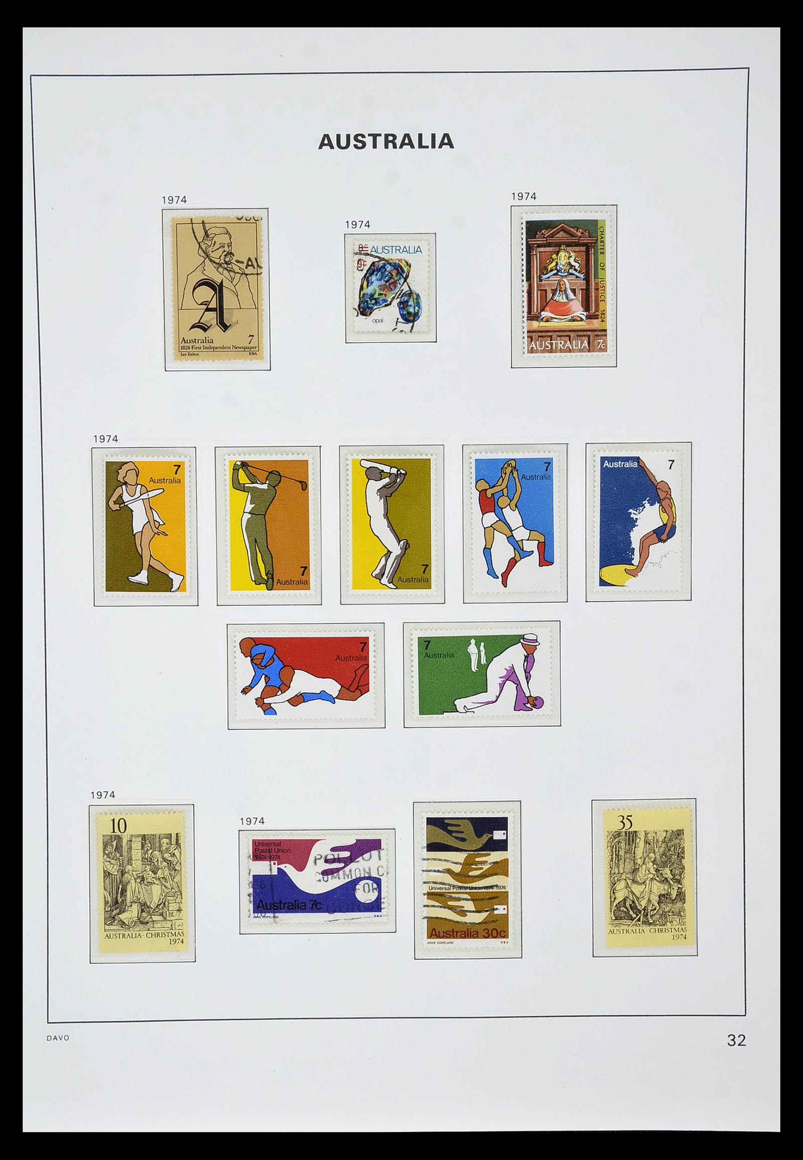 34885 043 - Postzegelverzameling 34885 Australië 1913-1979.