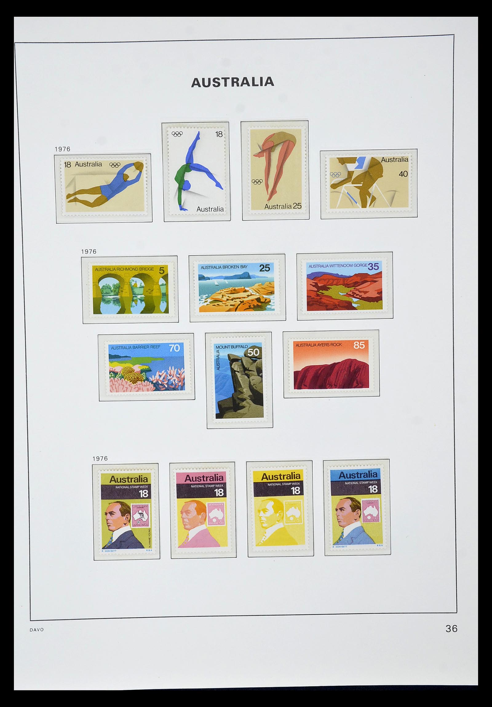 34885 047 - Postzegelverzameling 34885 Australië 1913-1979.