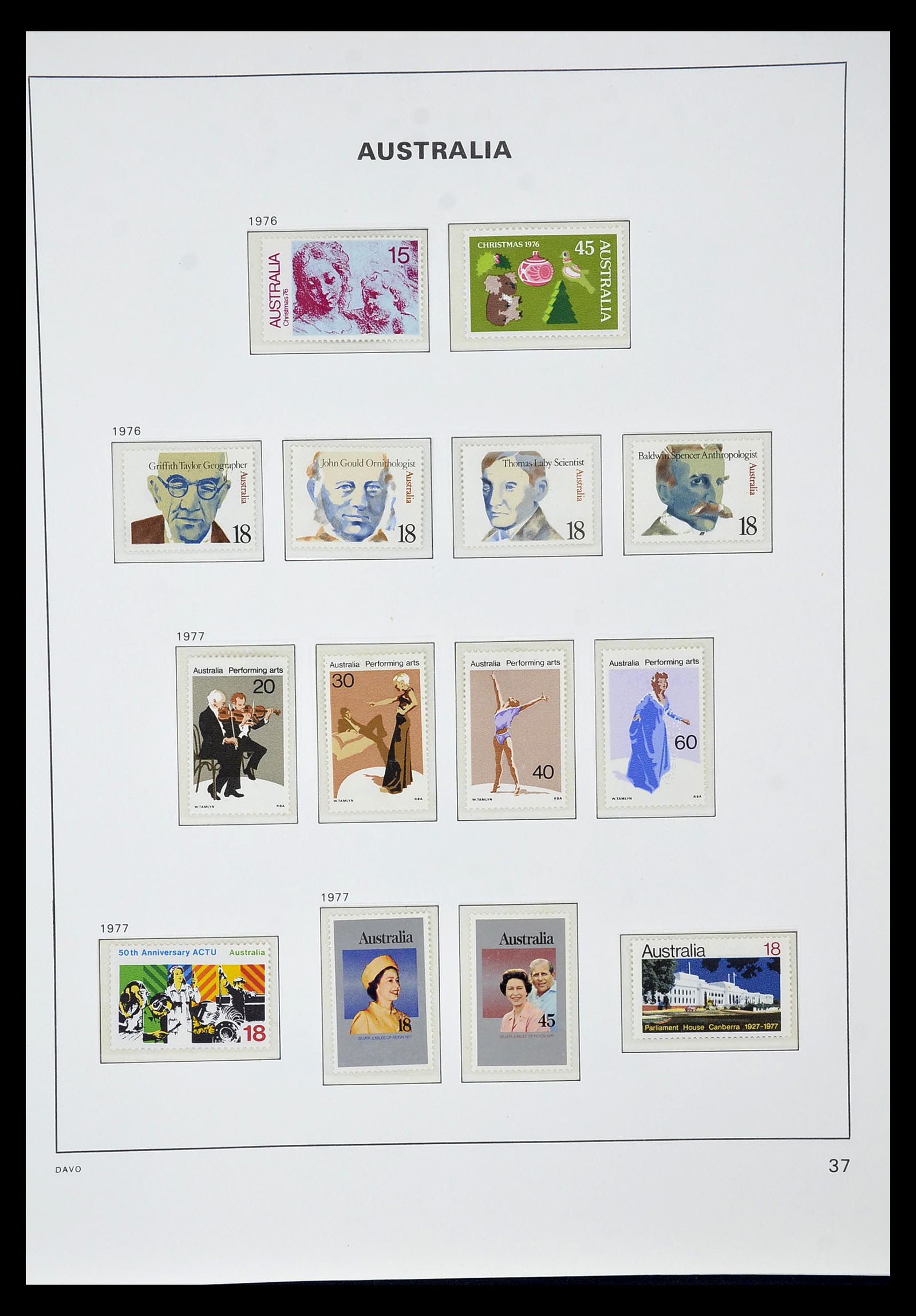 34885 048 - Postzegelverzameling 34885 Australië 1913-1979.