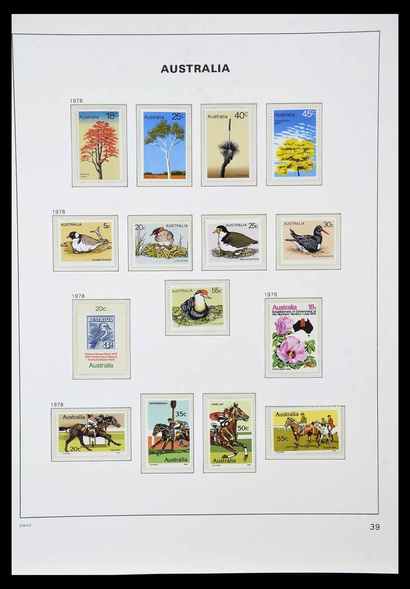 34885 050 - Postzegelverzameling 34885 Australië 1913-1979.