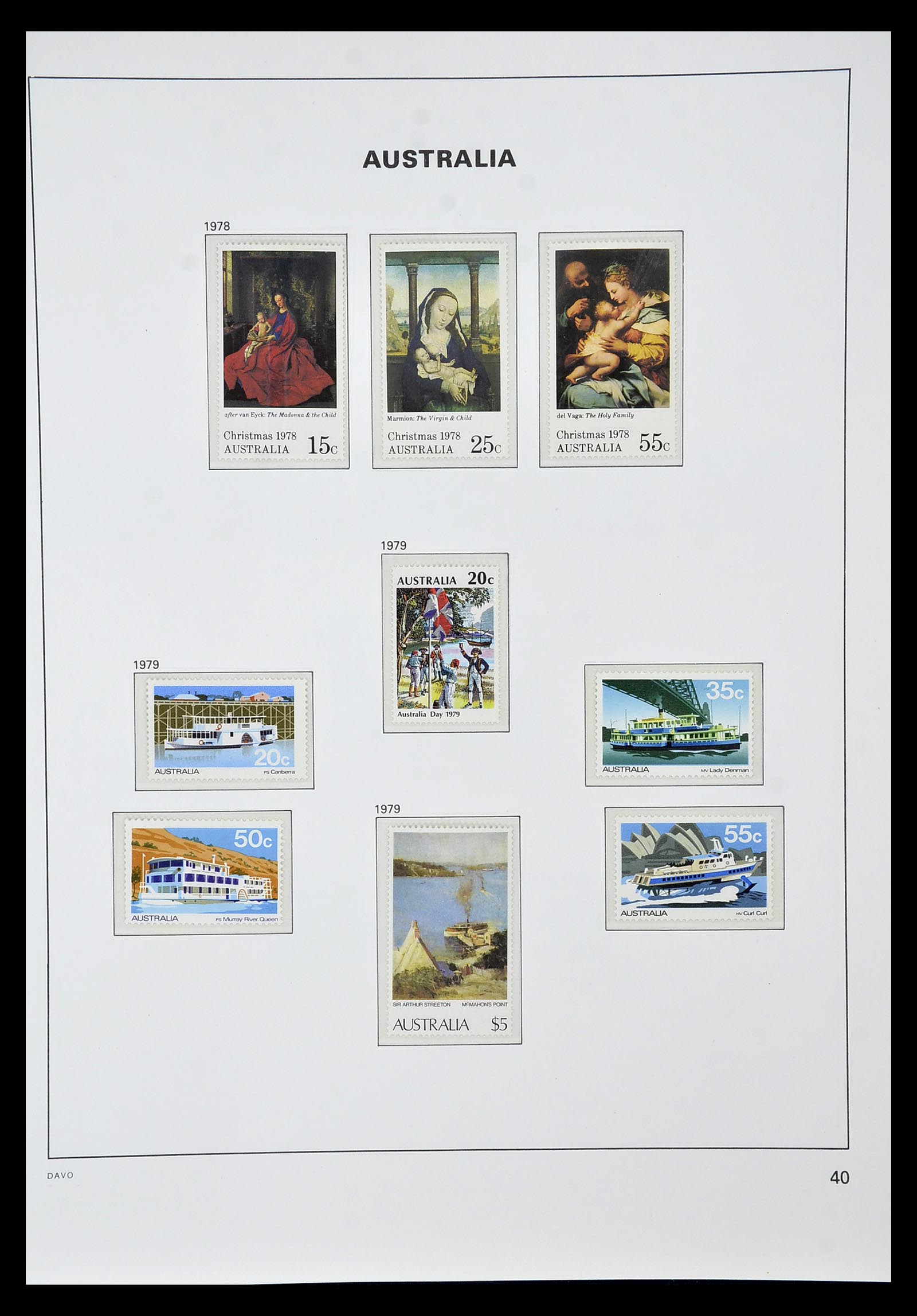 34885 051 - Postzegelverzameling 34885 Australië 1913-1979.