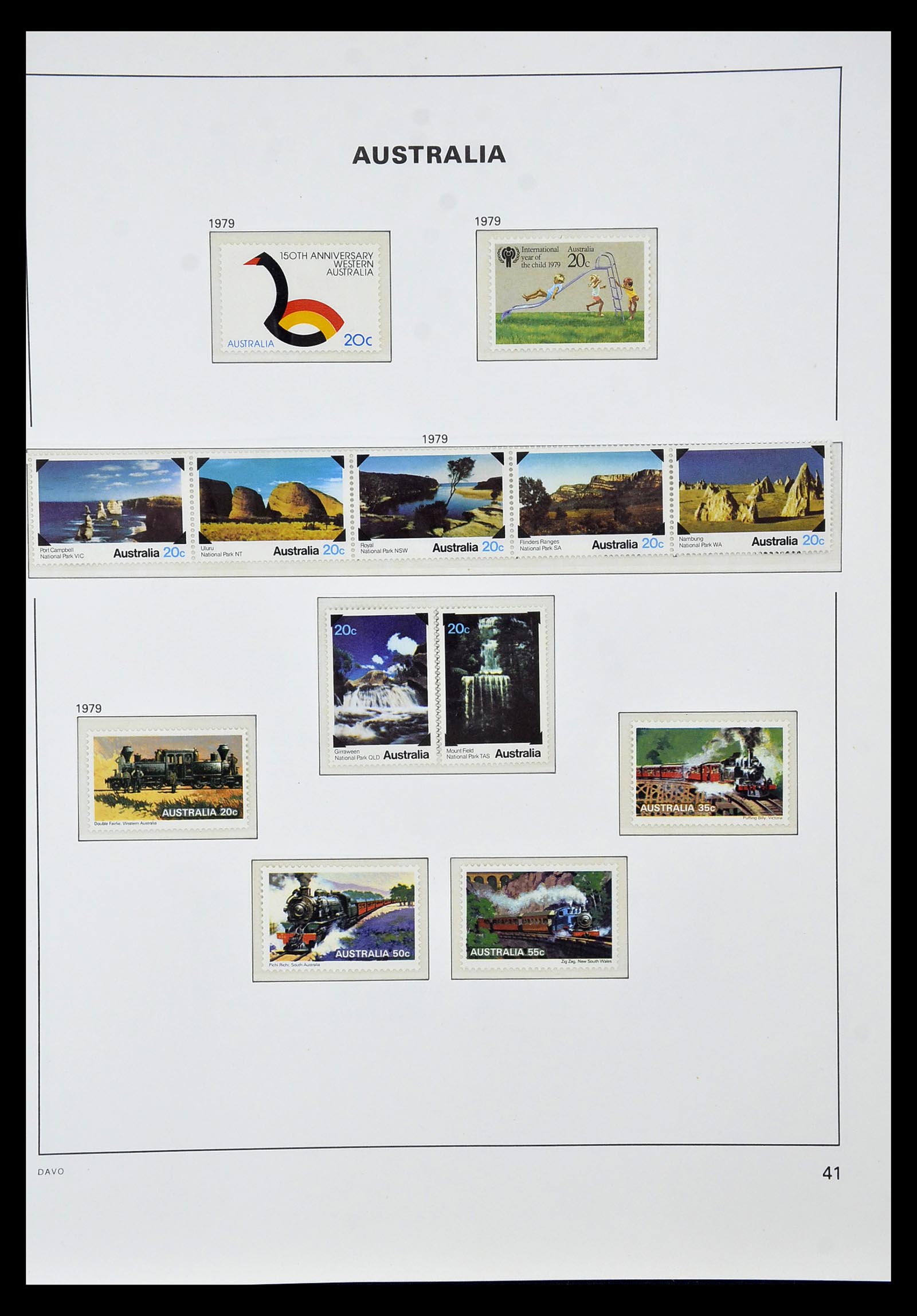 34885 052 - Postzegelverzameling 34885 Australië 1913-1979.