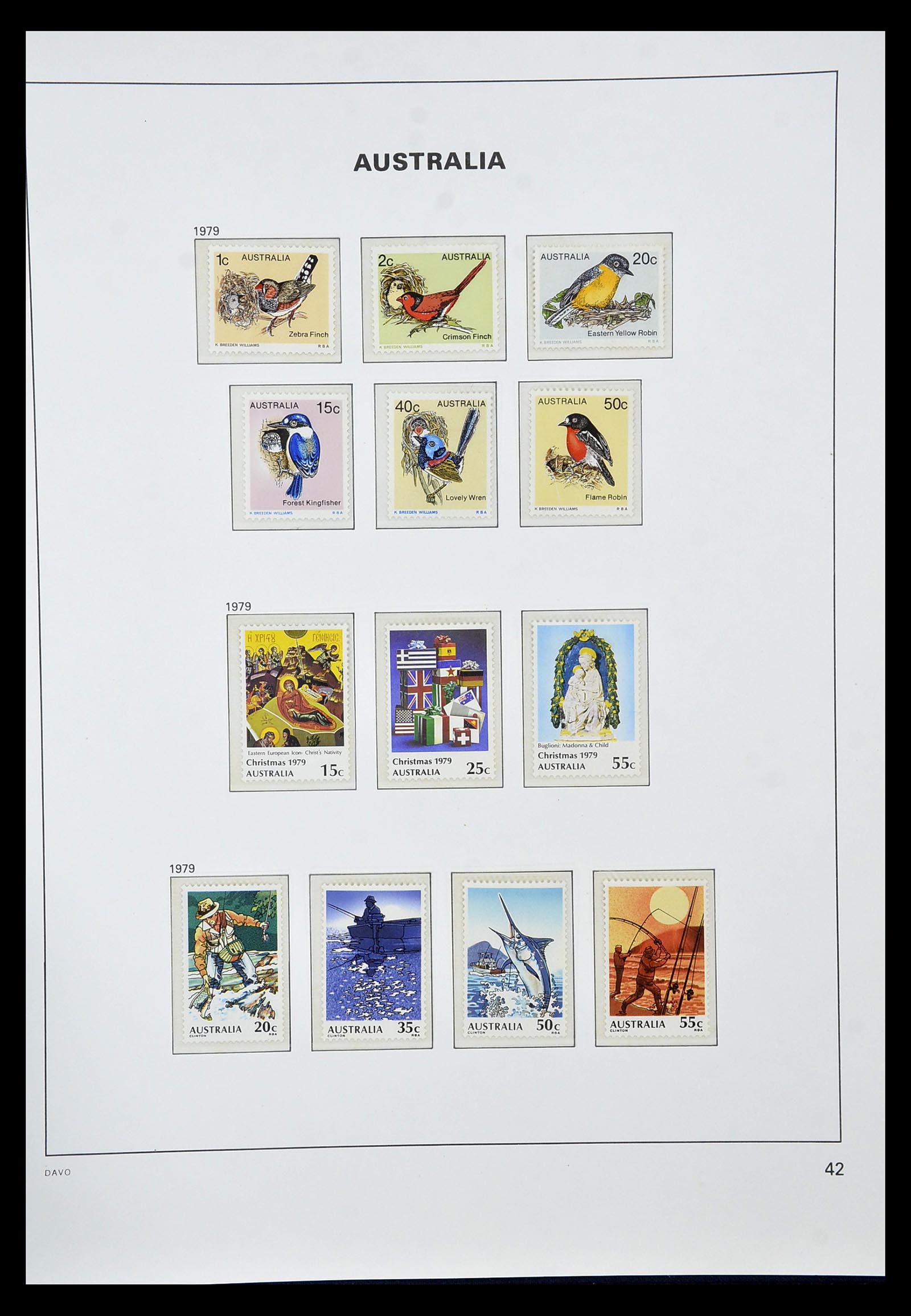 34885 053 - Postzegelverzameling 34885 Australië 1913-1979.