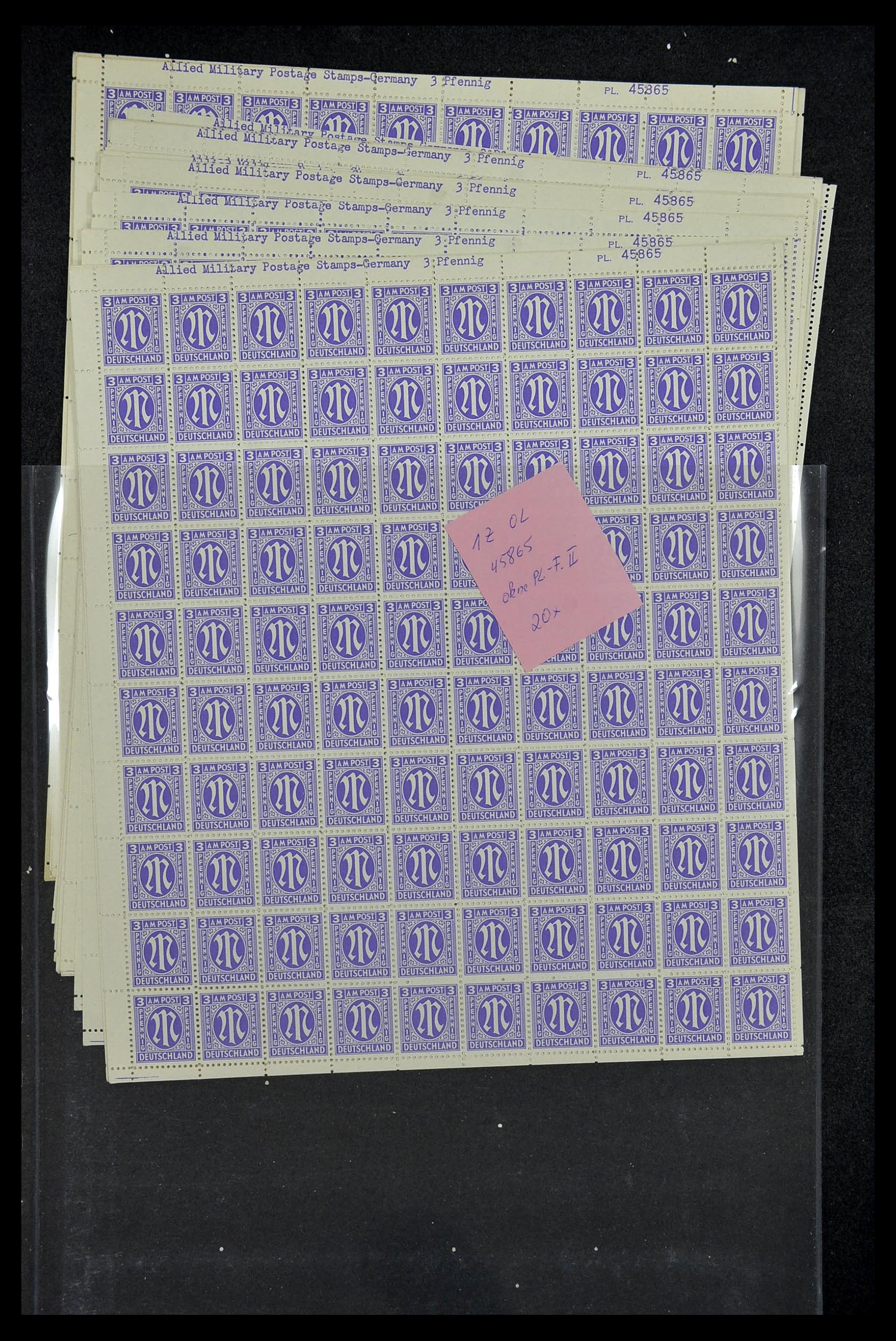 34886 022 - Stamp Collection 34886 Allied occupation 1945.