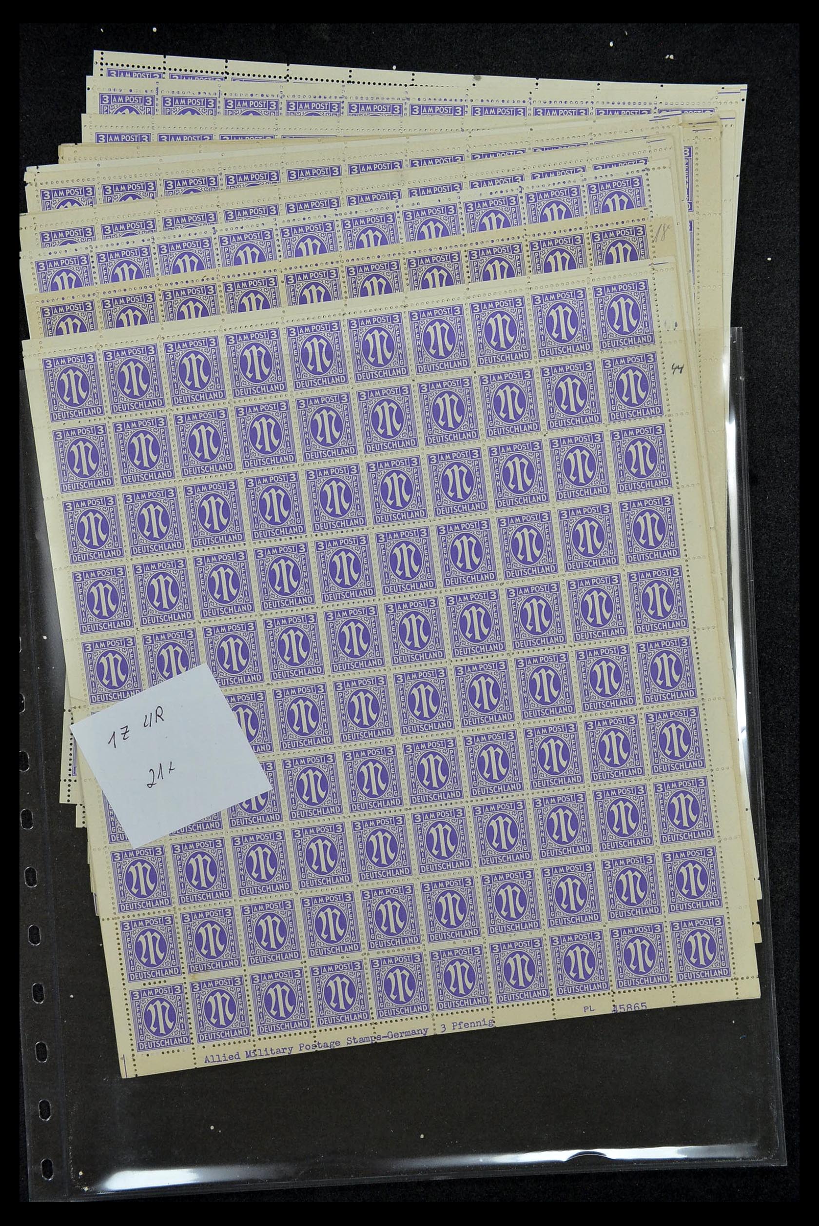 34886 024 - Postzegelverzameling 34886 Geallieerde bezetting 1945.