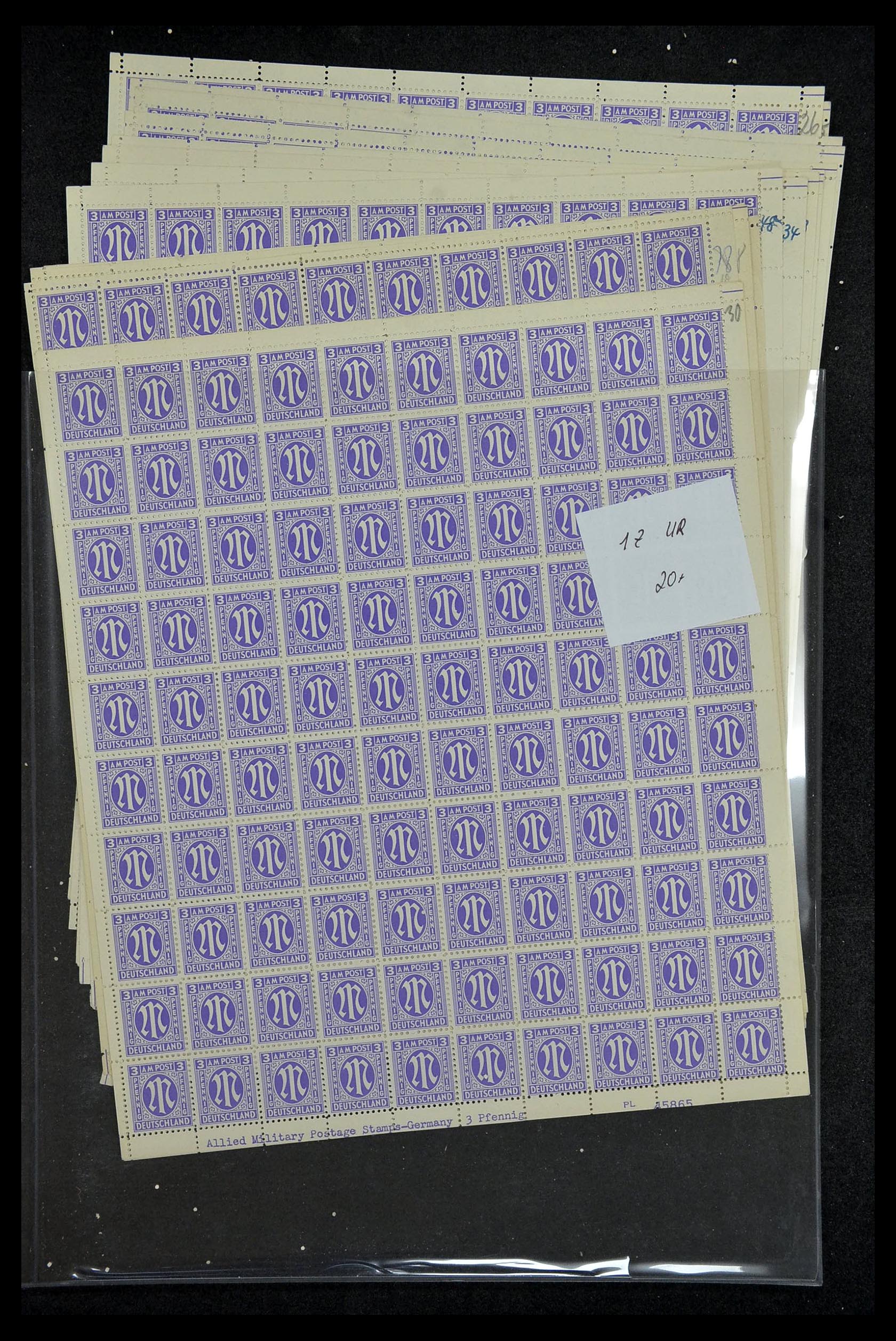 34886 031 - Postzegelverzameling 34886 Geallieerde bezetting 1945.