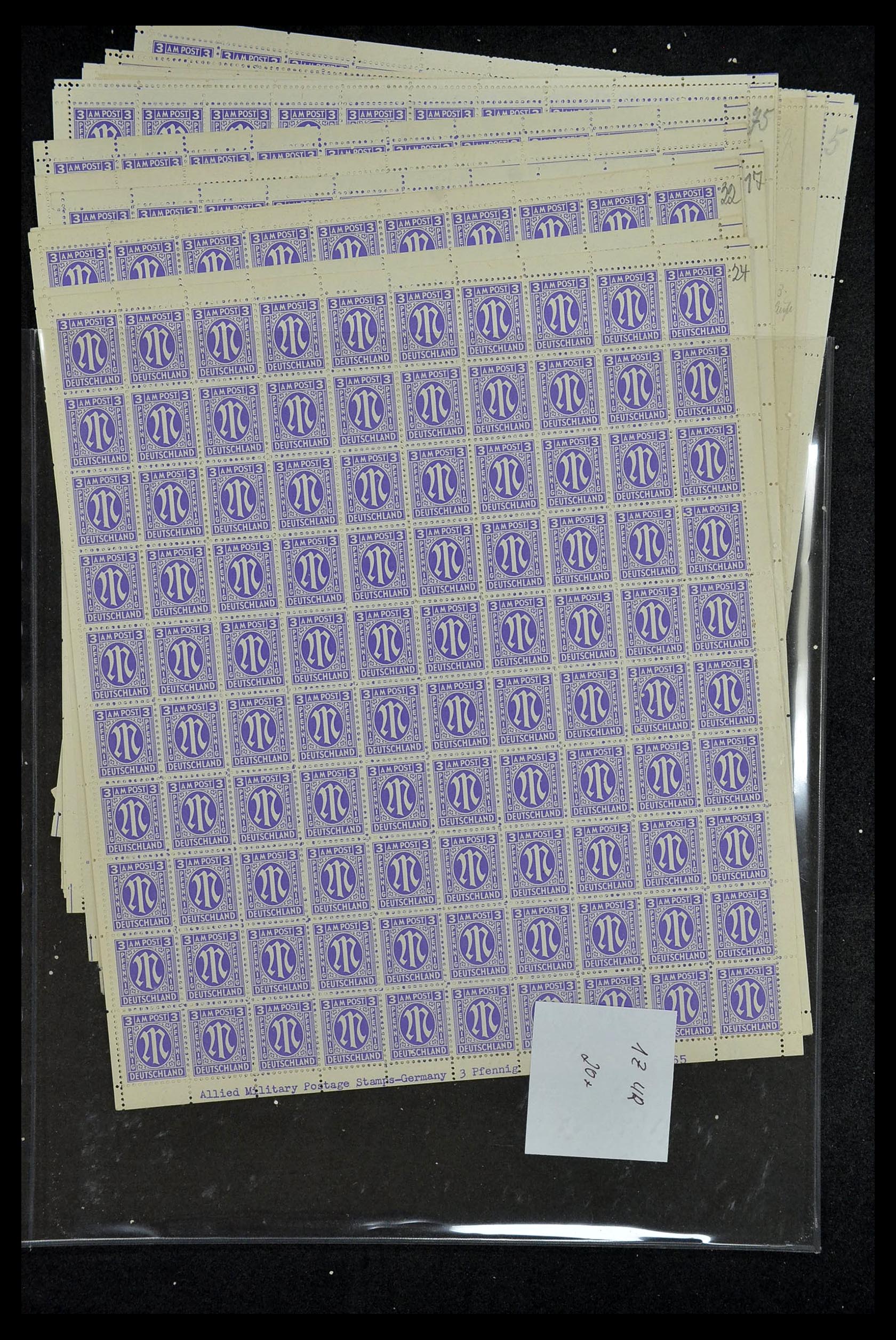 34886 034 - Postzegelverzameling 34886 Geallieerde bezetting 1945.