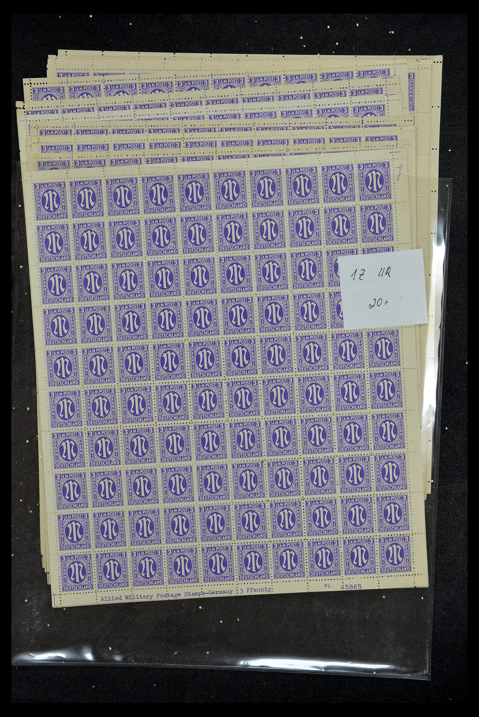 34886 035 - Postzegelverzameling 34886 Geallieerde bezetting 1945.
