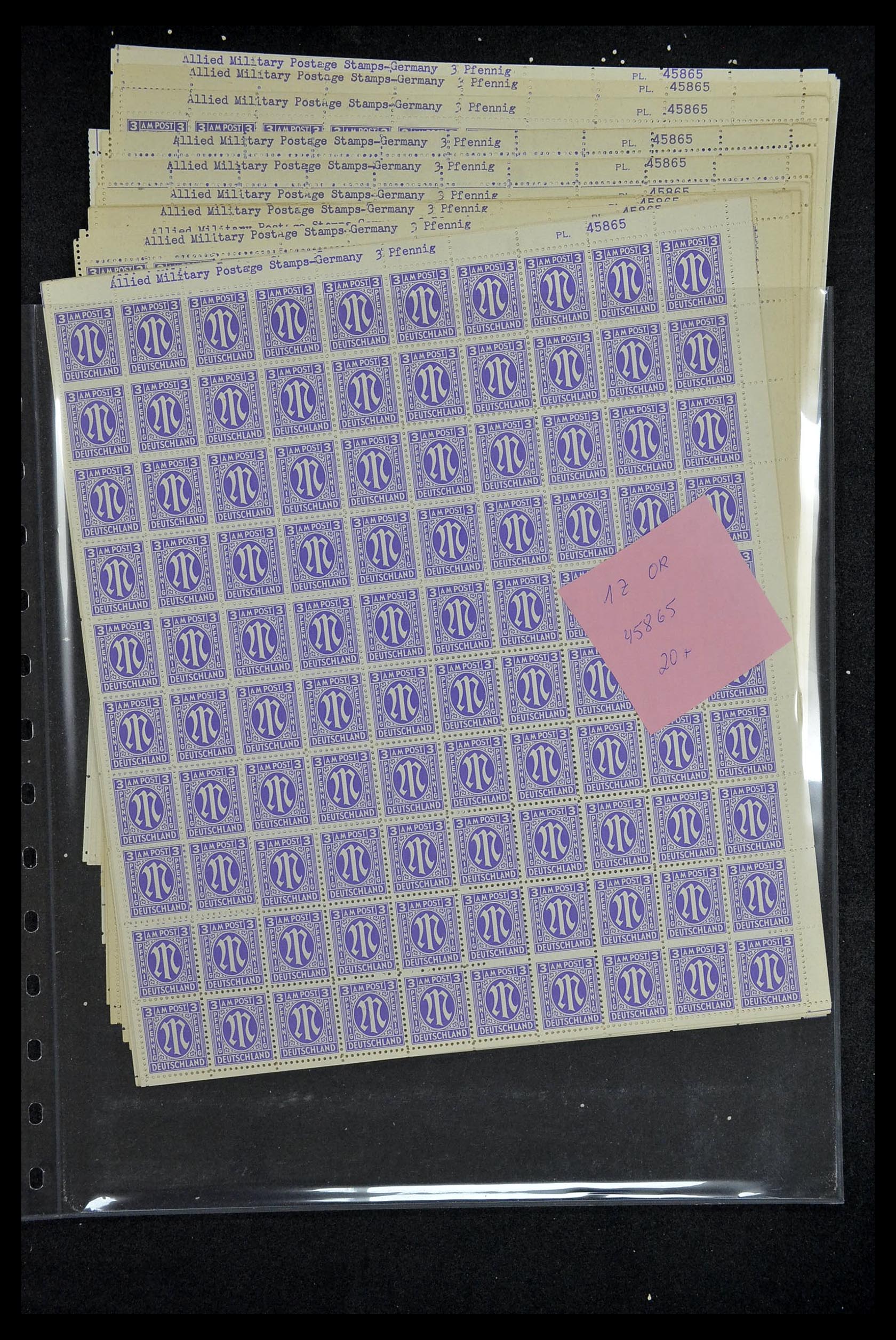 34886 039 - Postzegelverzameling 34886 Geallieerde bezetting 1945.