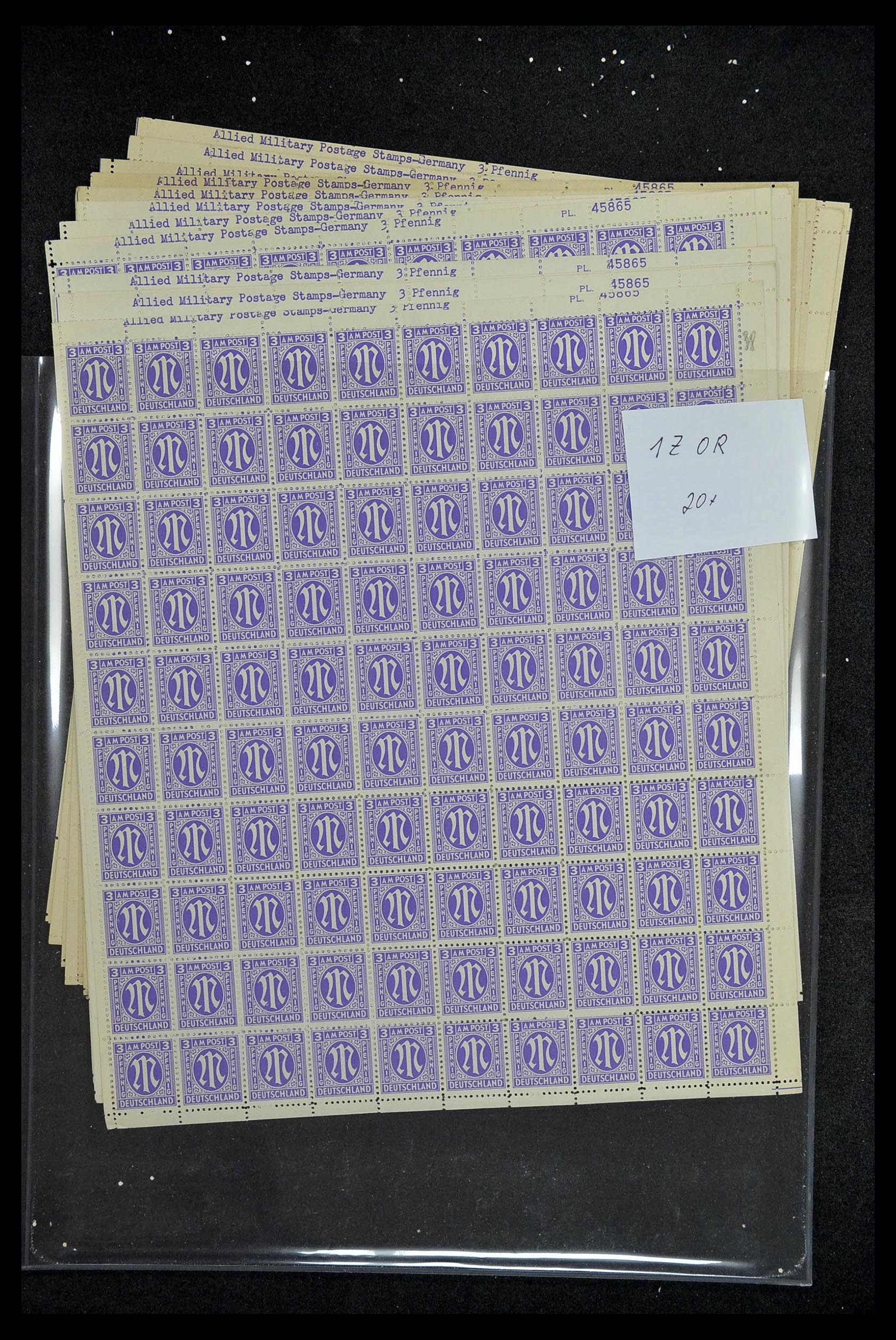 34886 041 - Postzegelverzameling 34886 Geallieerde bezetting 1945.