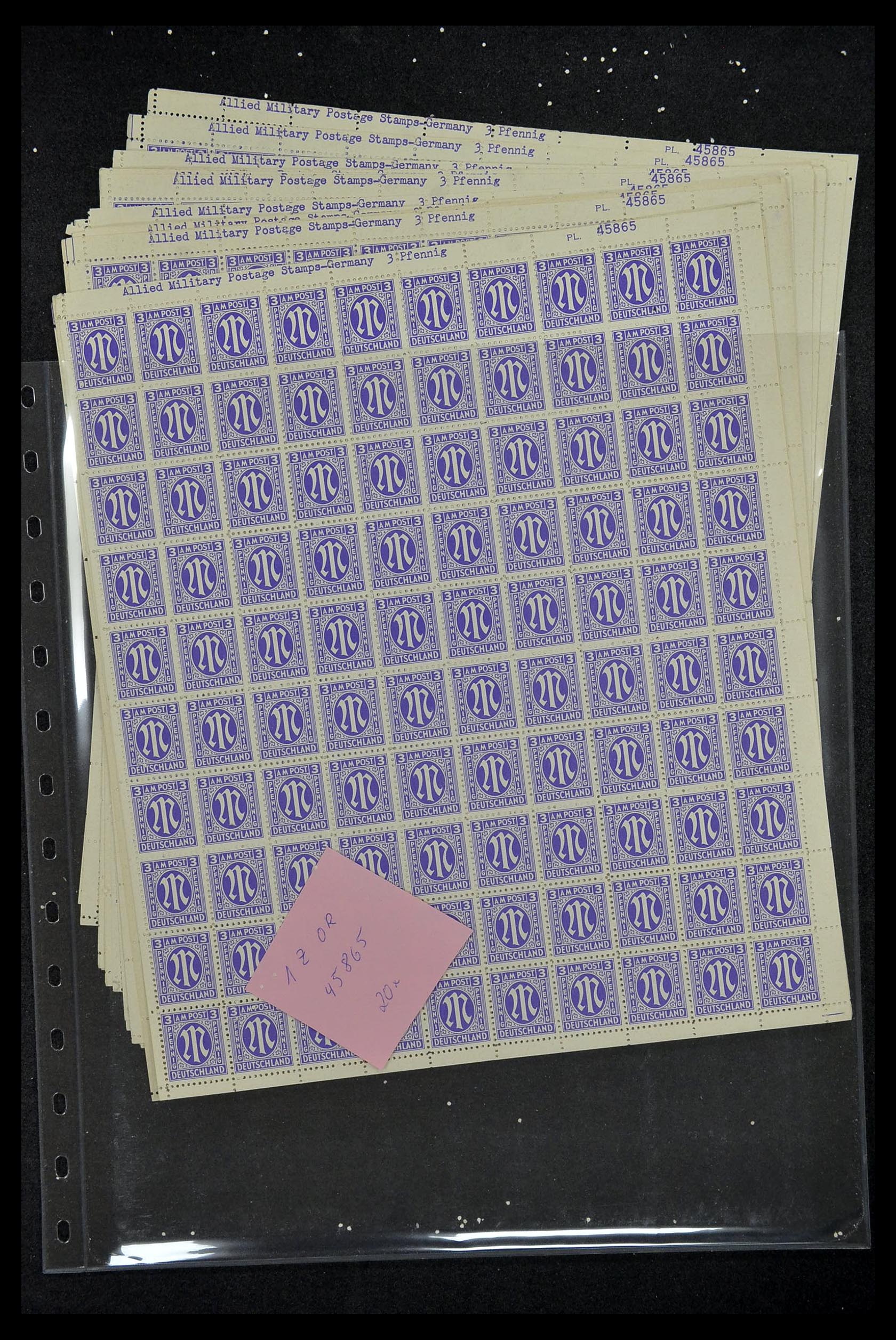 34886 049 - Postzegelverzameling 34886 Geallieerde bezetting 1945.