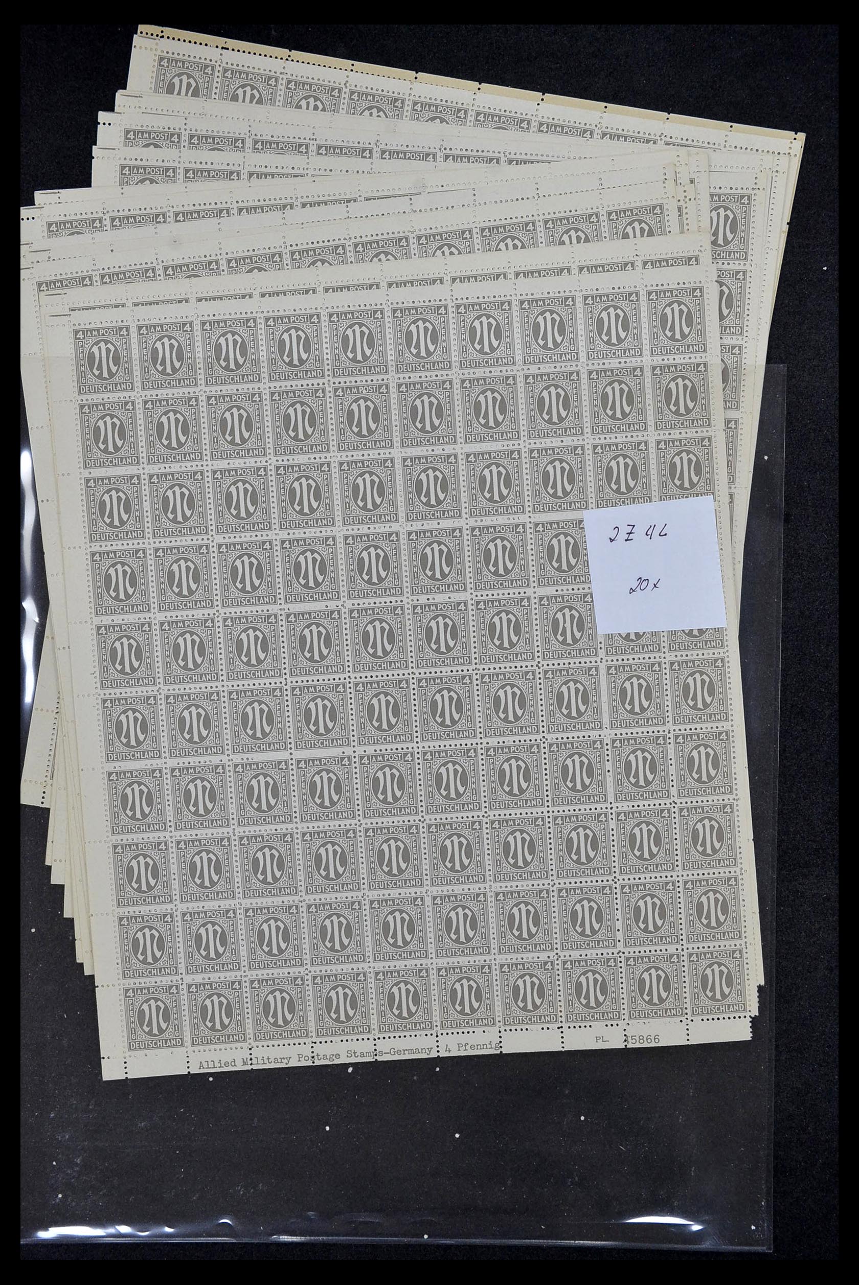 34886 062 - Postzegelverzameling 34886 Geallieerde bezetting 1945.