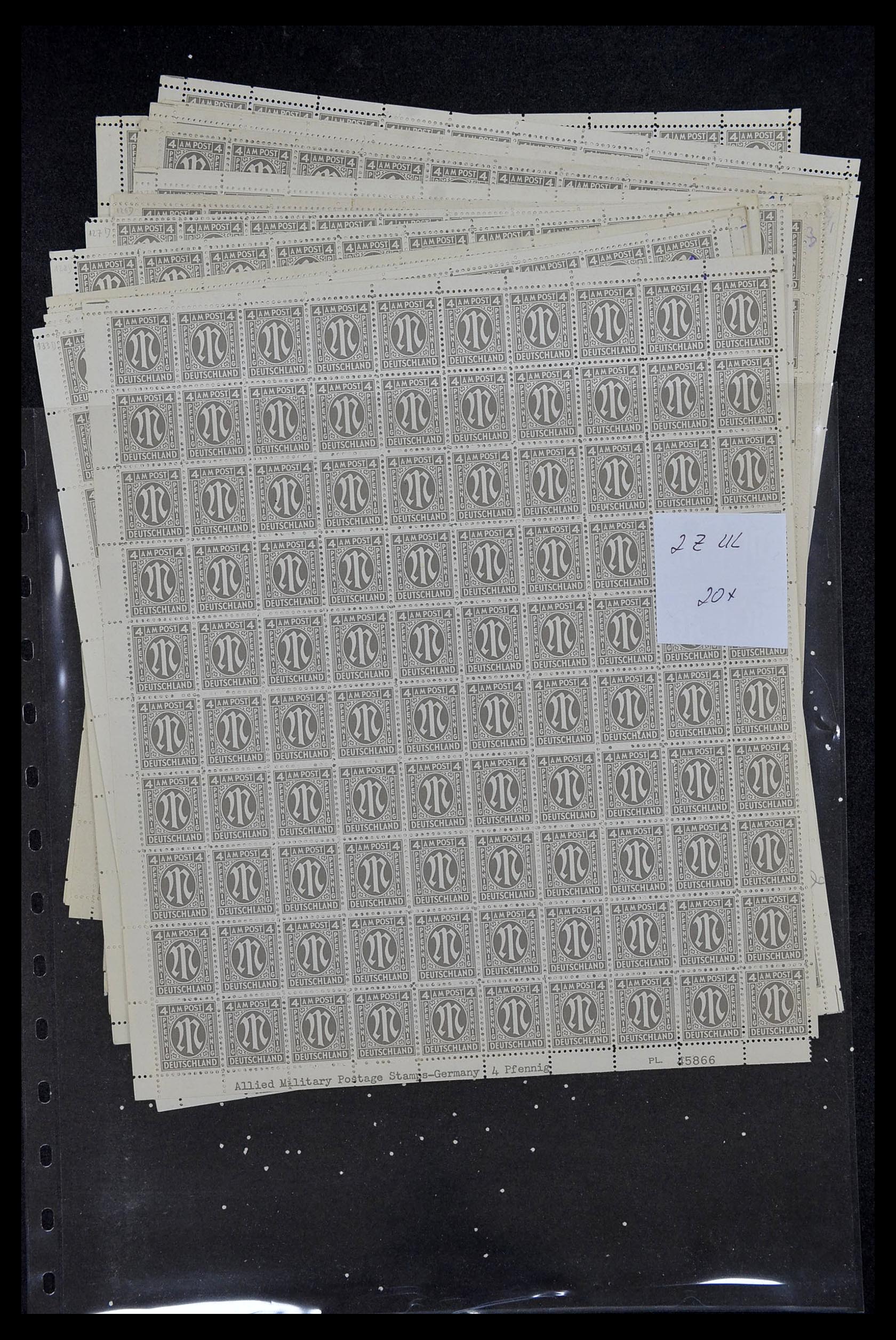34886 063 - Postzegelverzameling 34886 Geallieerde bezetting 1945.