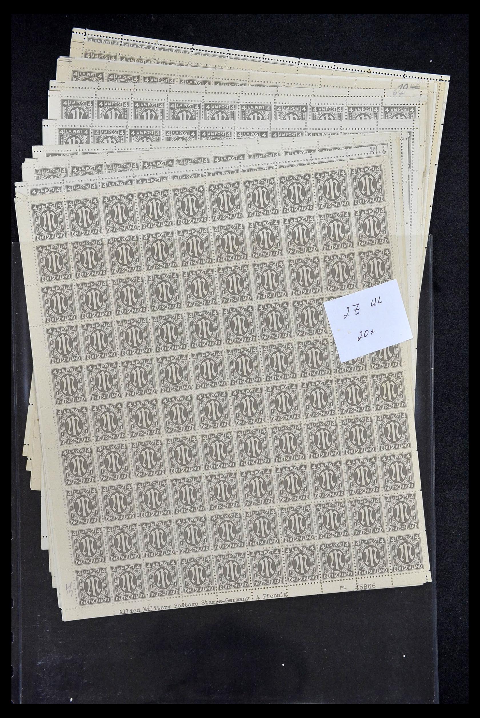 34886 065 - Postzegelverzameling 34886 Geallieerde bezetting 1945.