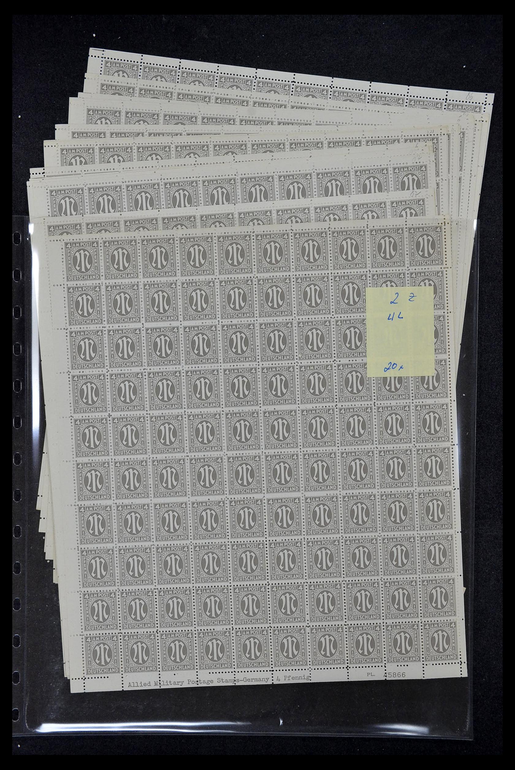 34886 069 - Postzegelverzameling 34886 Geallieerde bezetting 1945.