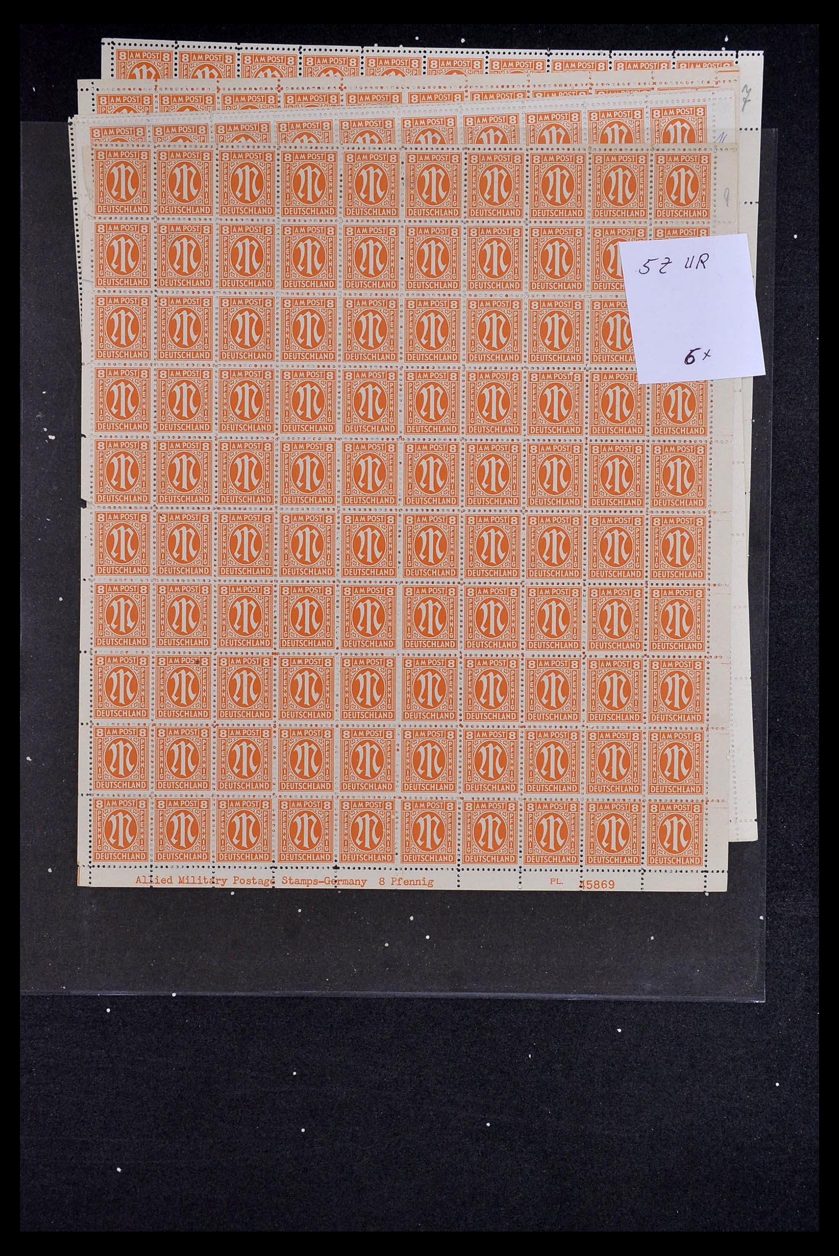 34886 125 - Stamp Collection 34886 Allied occupation 1945.