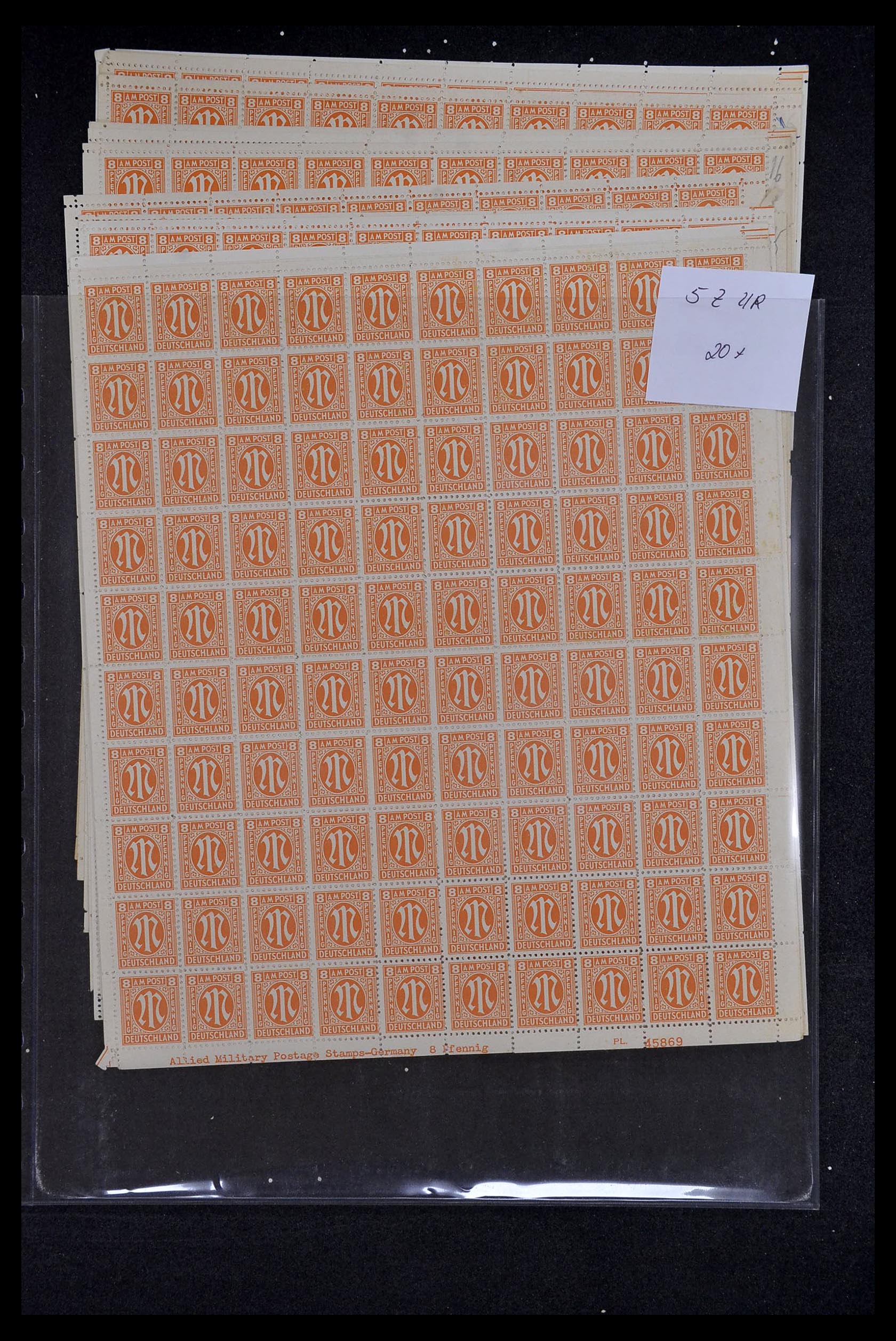 34886 126 - Stamp Collection 34886 Allied occupation 1945.