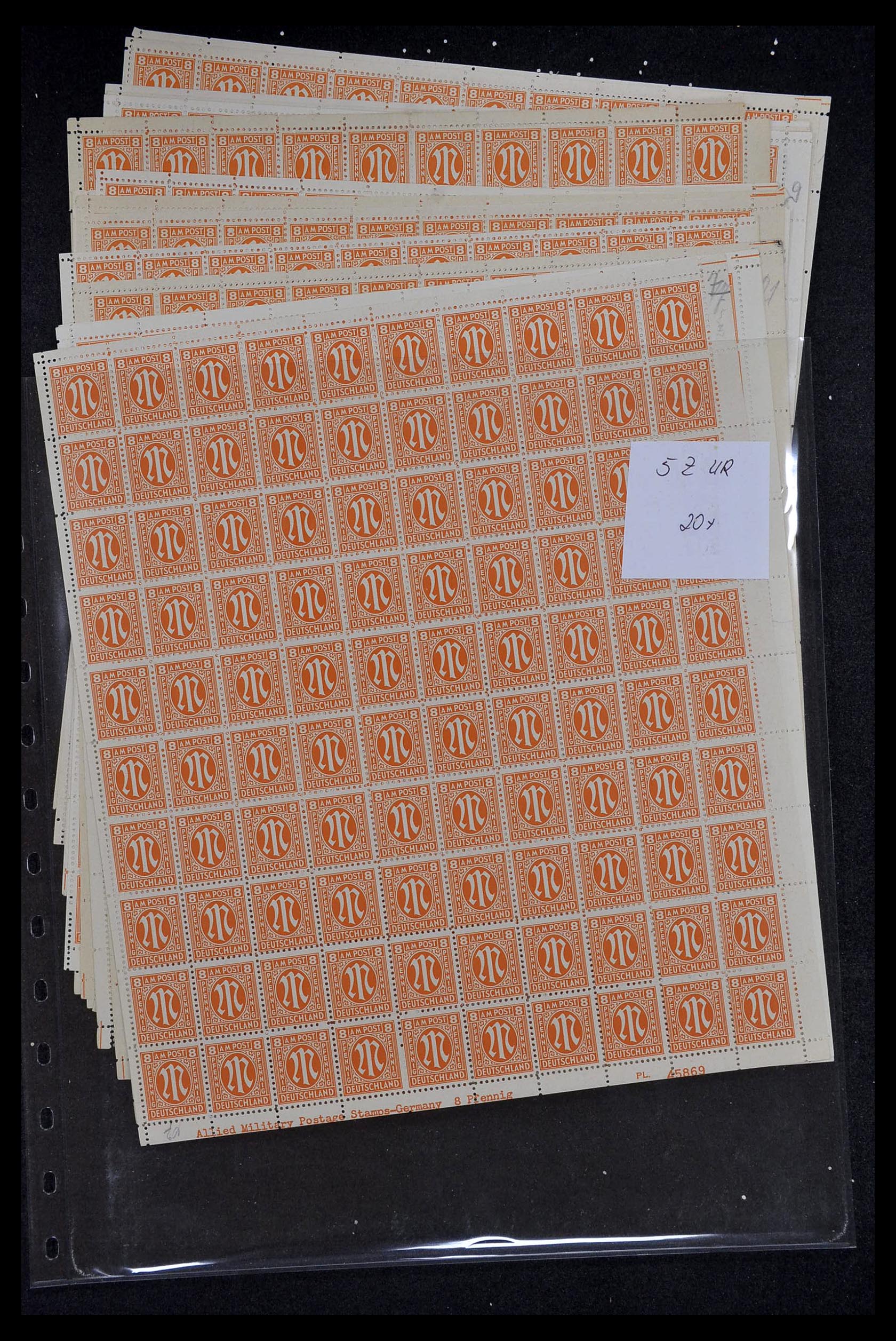 34886 127 - Postzegelverzameling 34886 Geallieerde bezetting 1945.