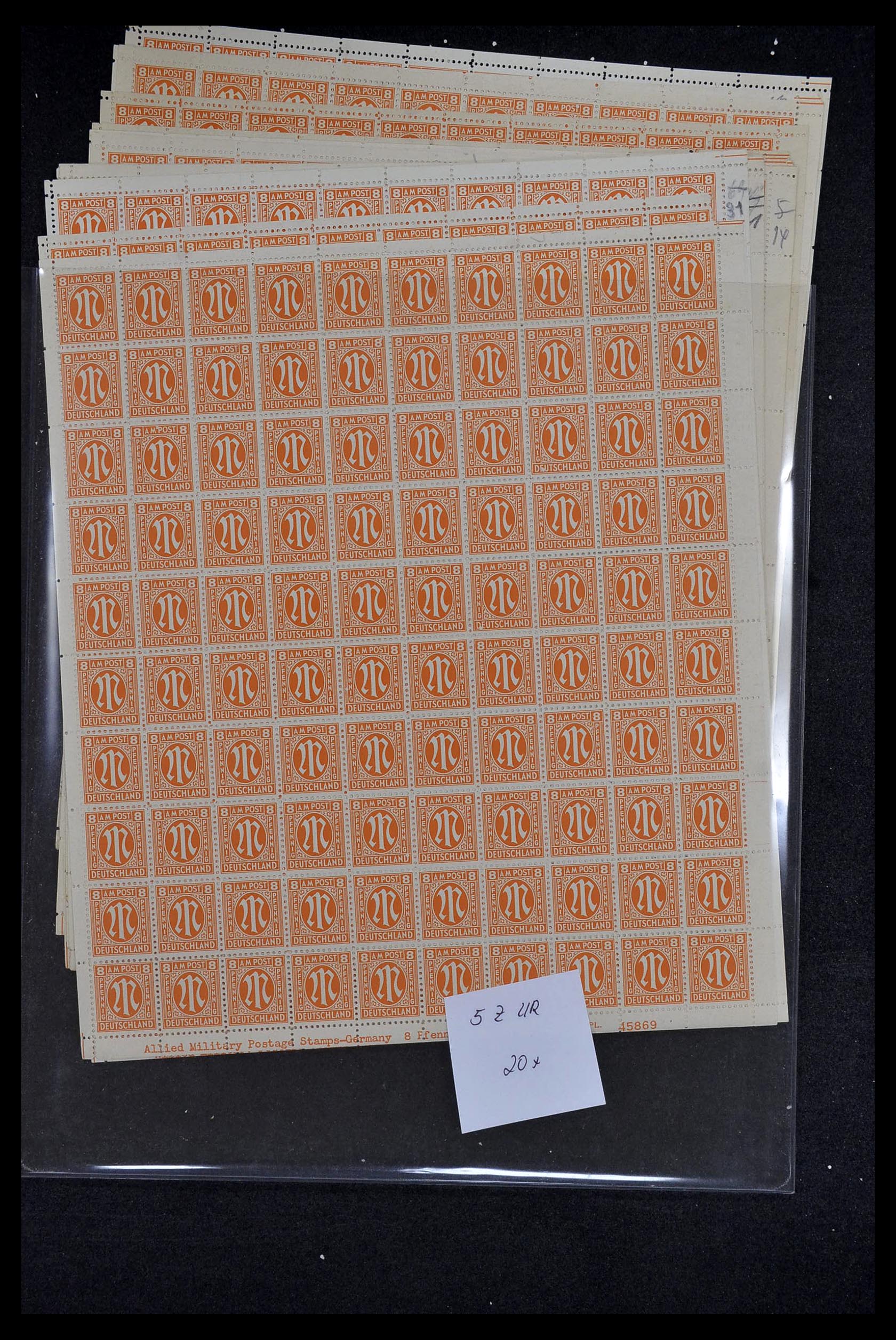 34886 128 - Postzegelverzameling 34886 Geallieerde bezetting 1945.
