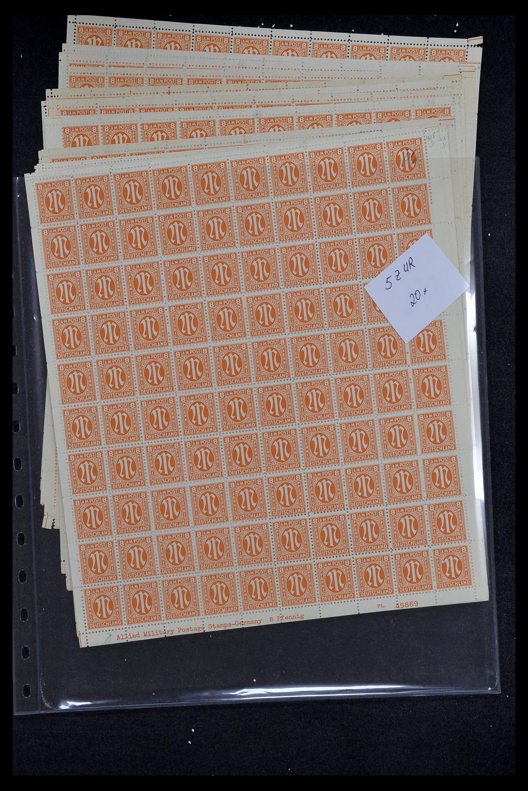 34886 129 - Postzegelverzameling 34886 Geallieerde bezetting 1945.