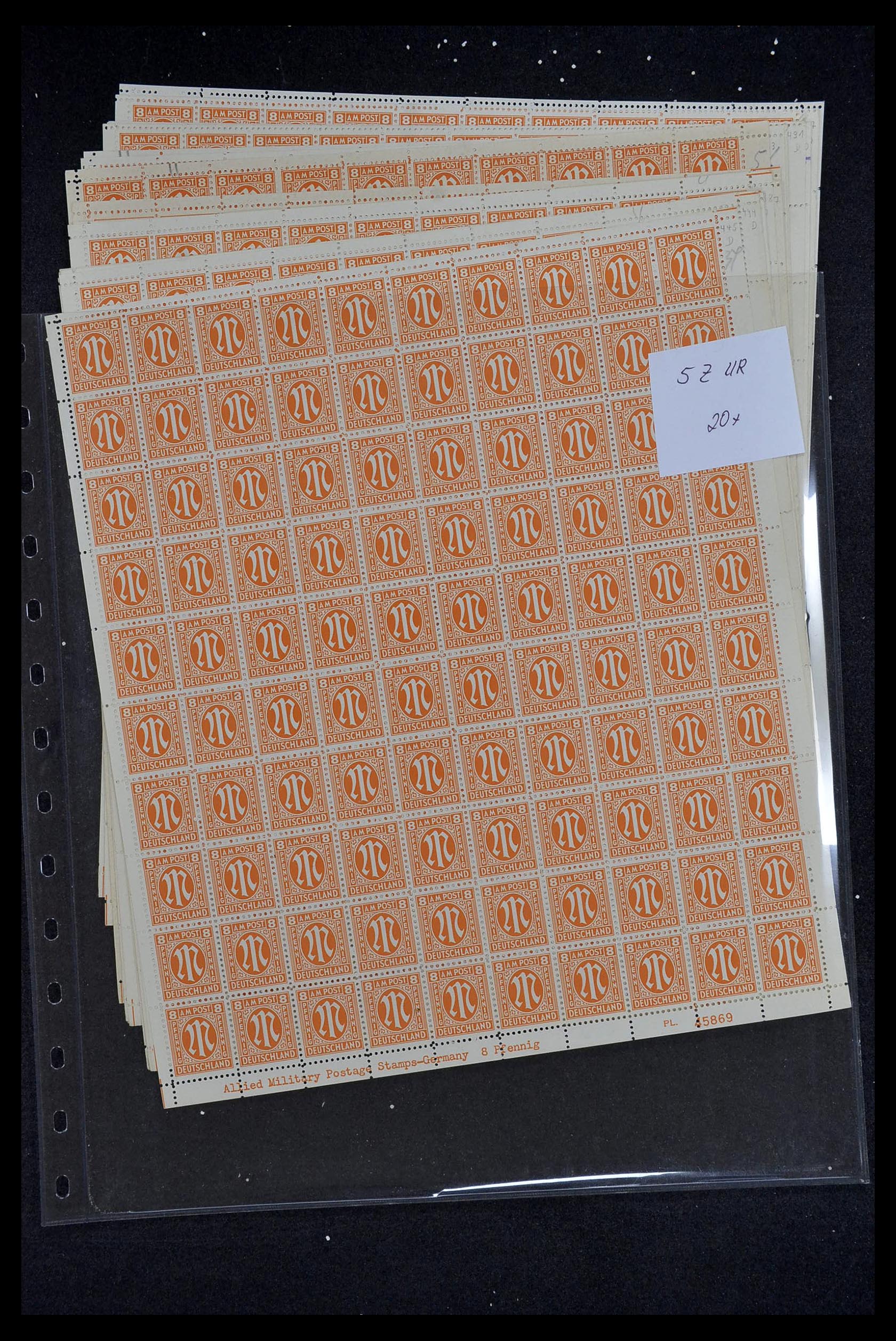 34886 130 - Postzegelverzameling 34886 Geallieerde bezetting 1945.