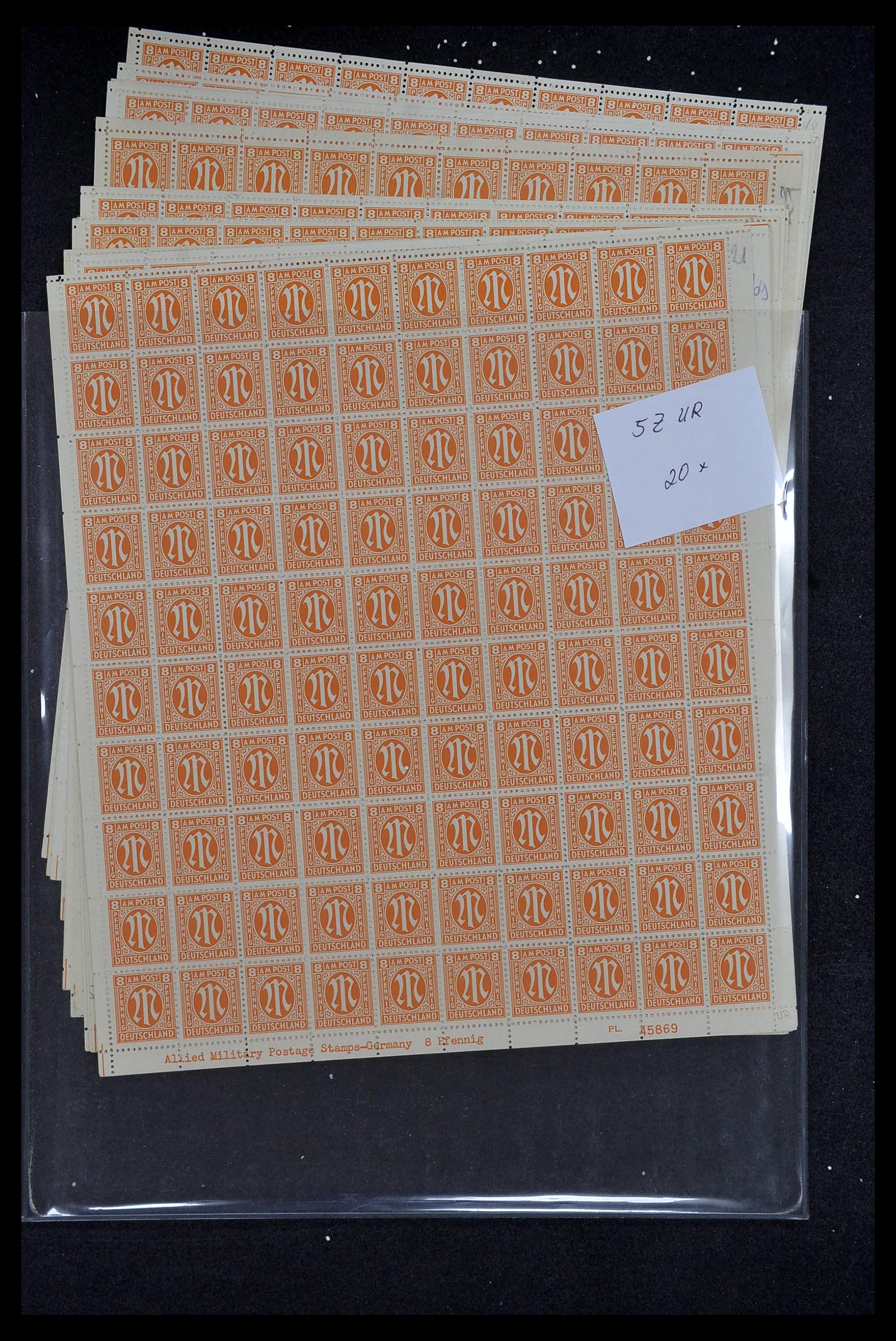 34886 131 - Postzegelverzameling 34886 Geallieerde bezetting 1945.