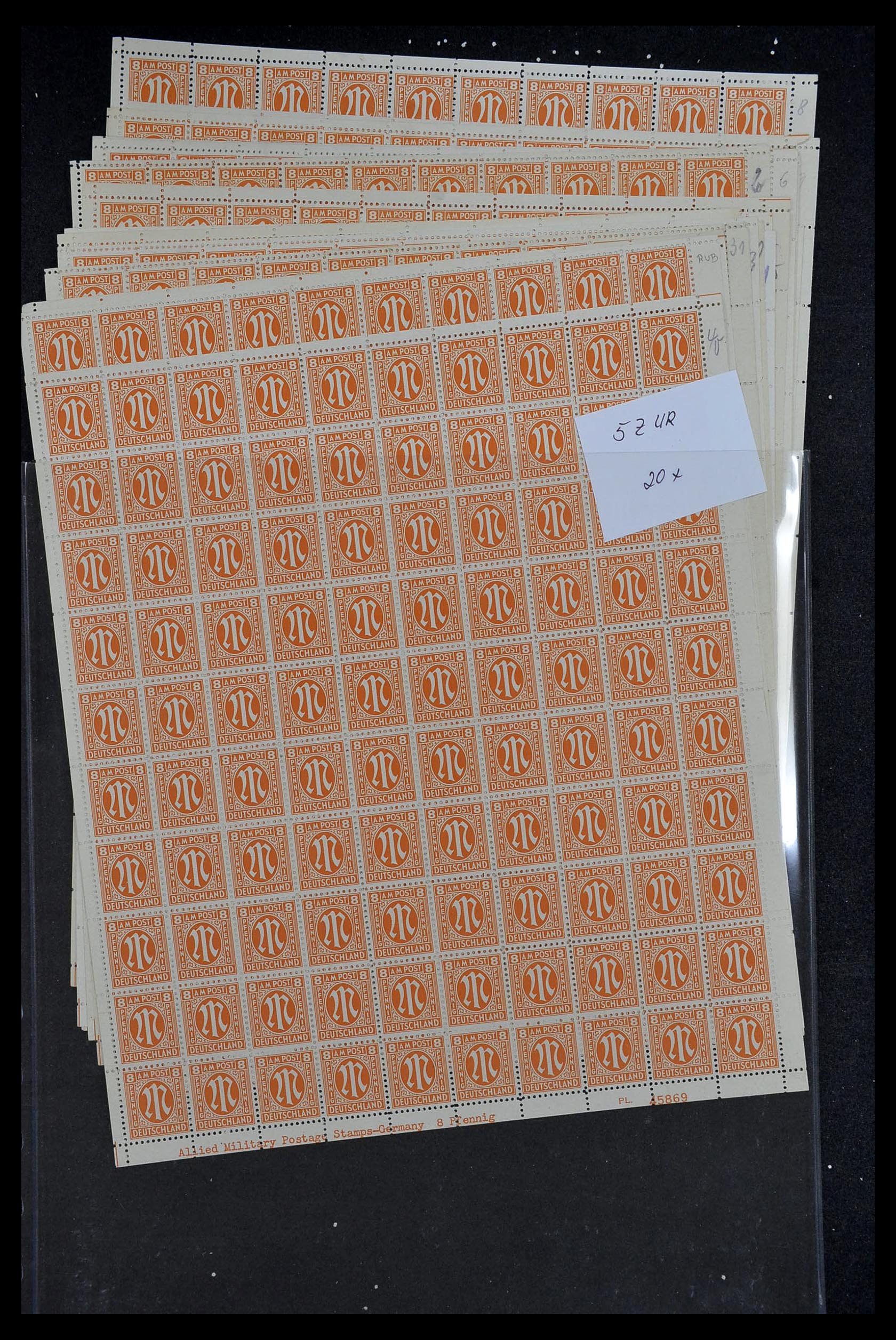 34886 132 - Stamp Collection 34886 Allied occupation 1945.