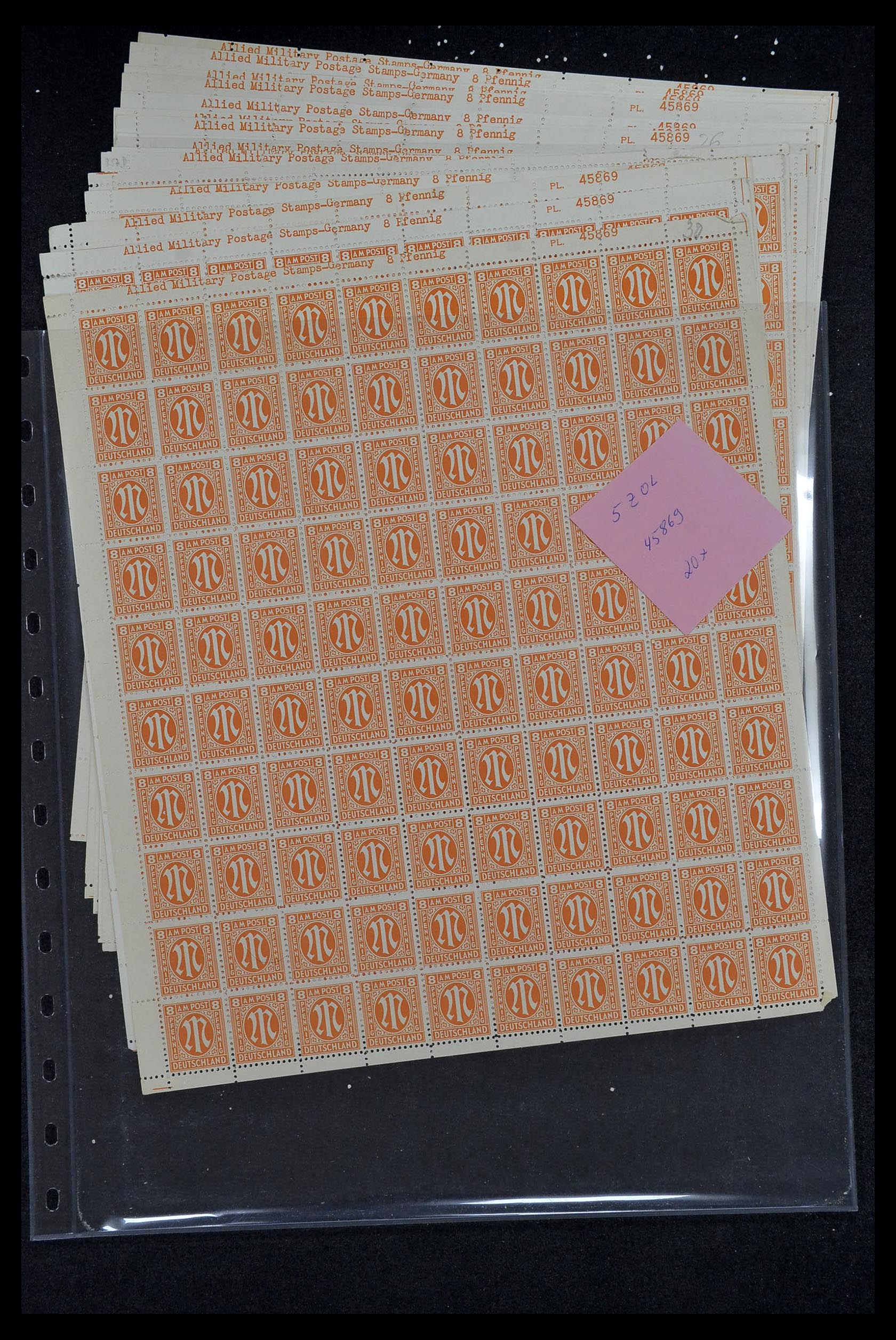 34886 135 - Postzegelverzameling 34886 Geallieerde bezetting 1945.