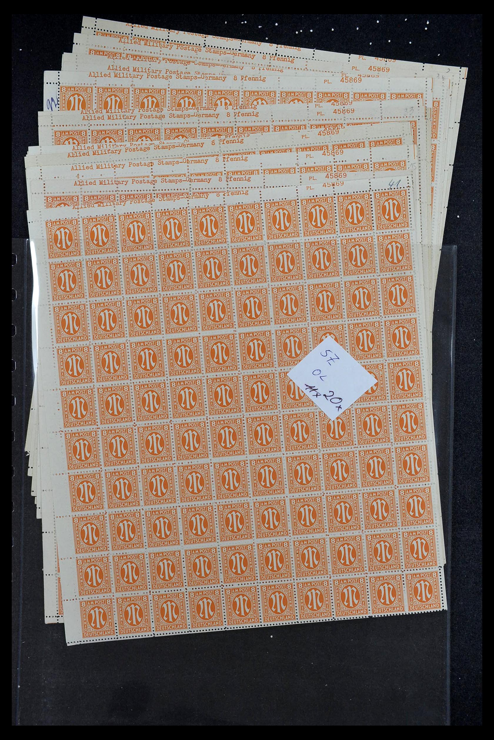 34886 138 - Postzegelverzameling 34886 Geallieerde bezetting 1945.