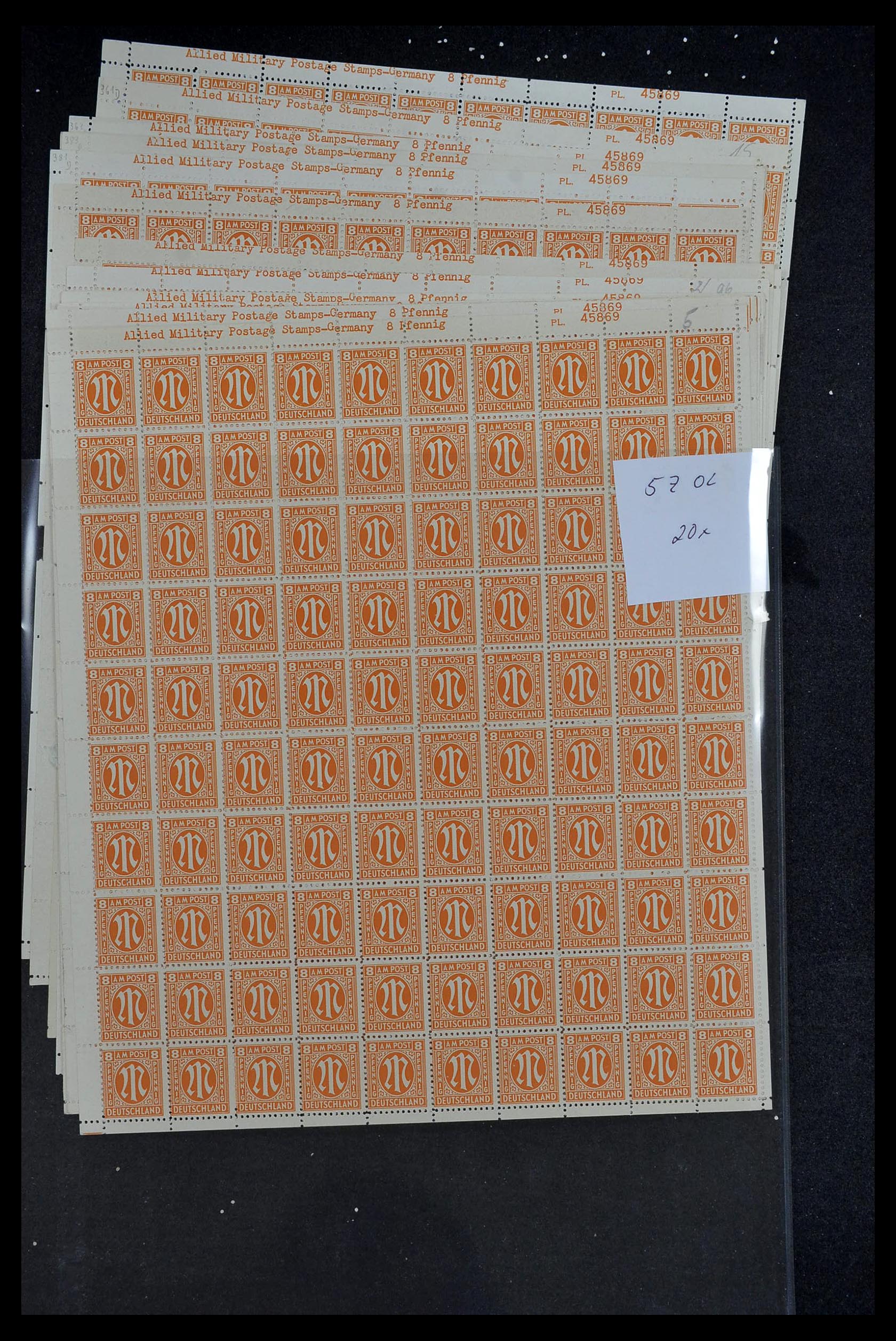 34886 139 - Postzegelverzameling 34886 Geallieerde bezetting 1945.
