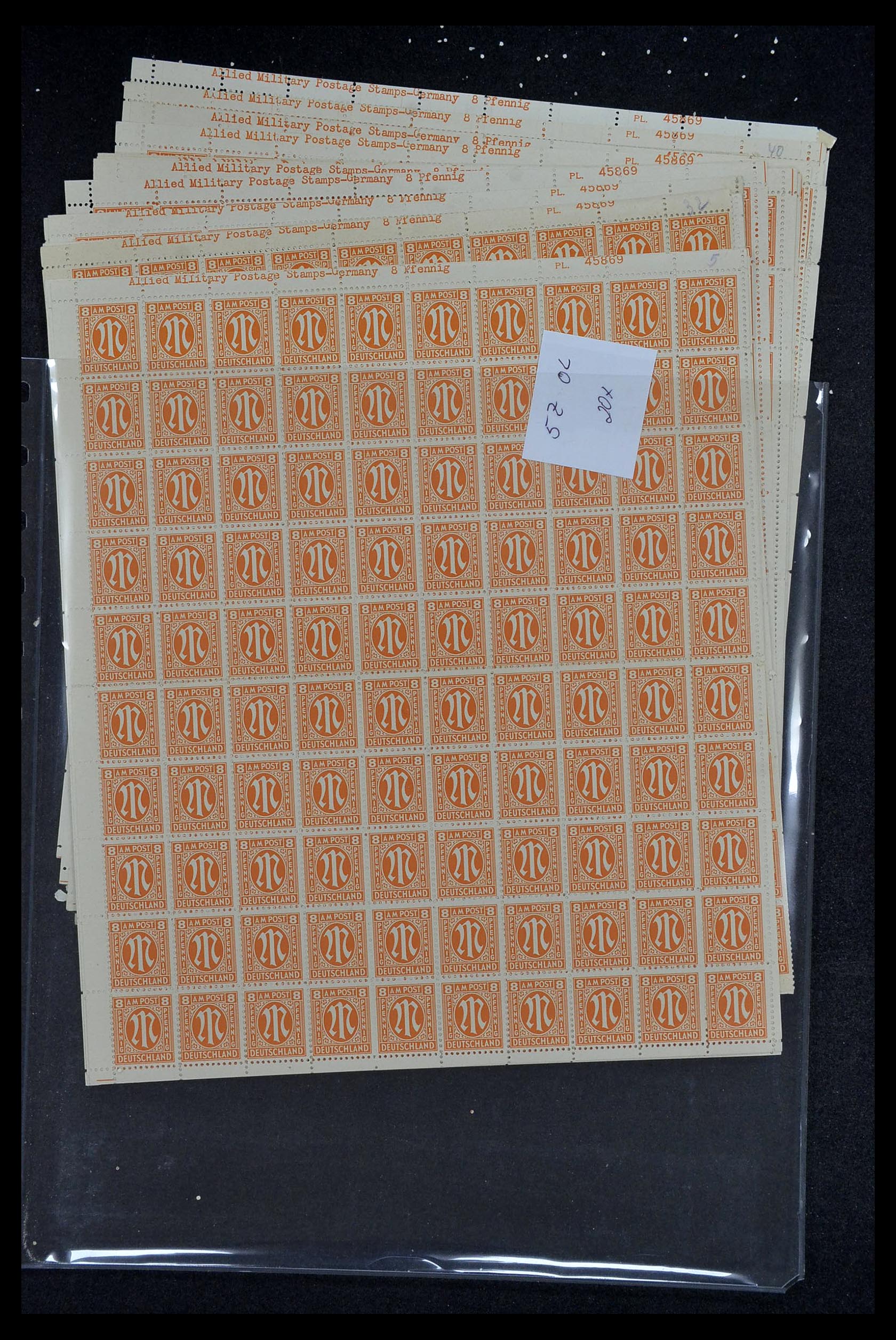 34886 140 - Postzegelverzameling 34886 Geallieerde bezetting 1945.