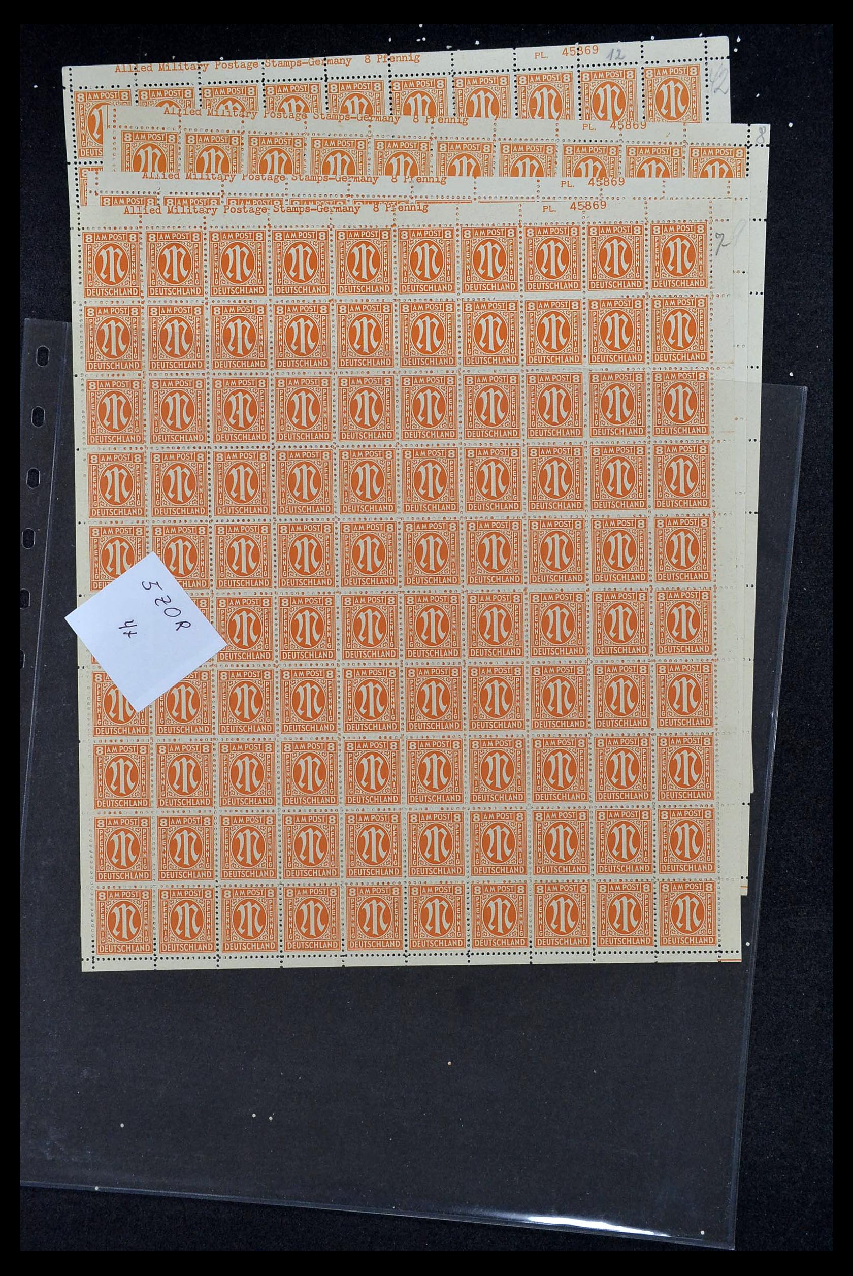 34886 141 - Postzegelverzameling 34886 Geallieerde bezetting 1945.