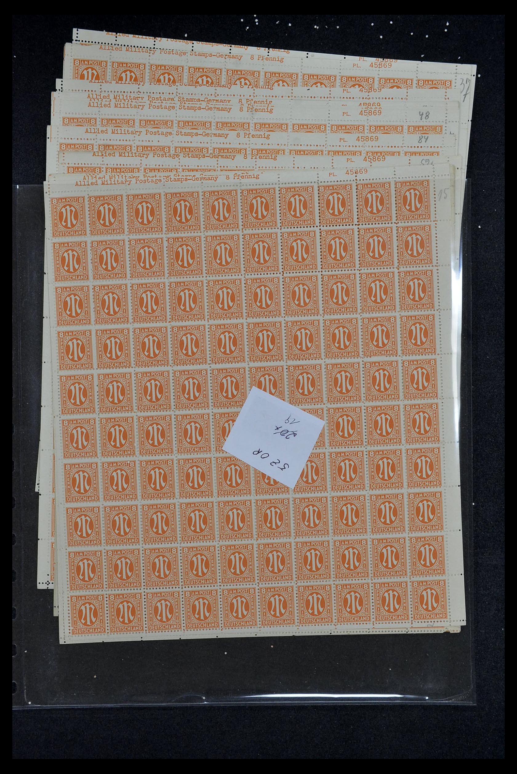 34886 143 - Postzegelverzameling 34886 Geallieerde bezetting 1945.