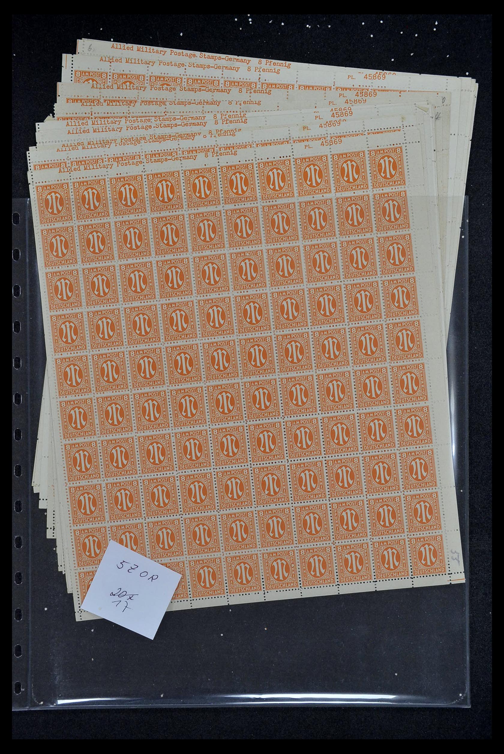 34886 144 - Postzegelverzameling 34886 Geallieerde bezetting 1945.