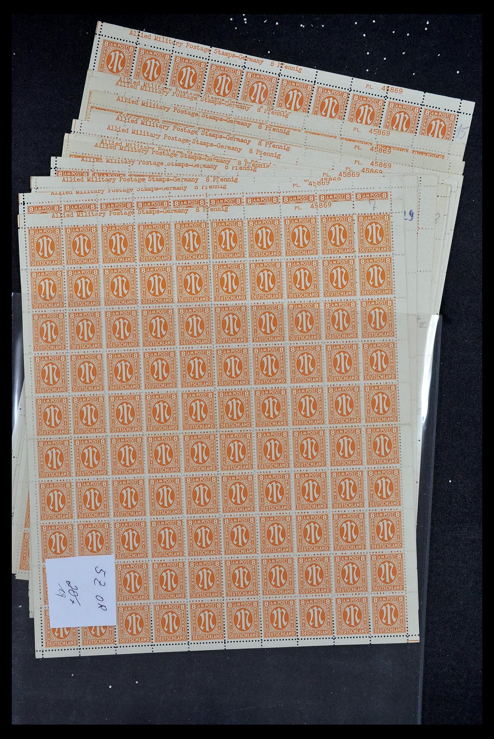 34886 145 - Postzegelverzameling 34886 Geallieerde bezetting 1945.