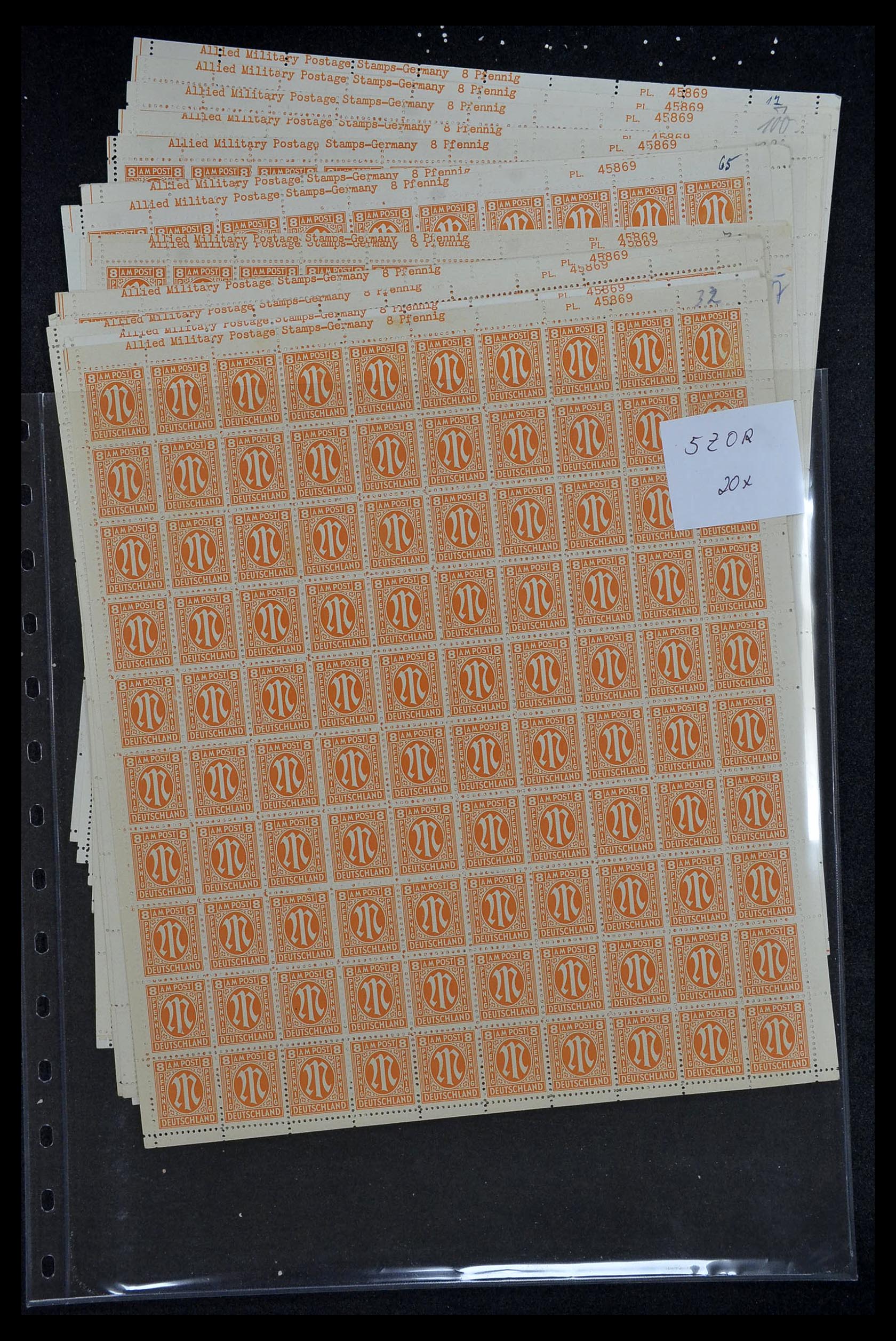 34886 146 - Postzegelverzameling 34886 Geallieerde bezetting 1945.