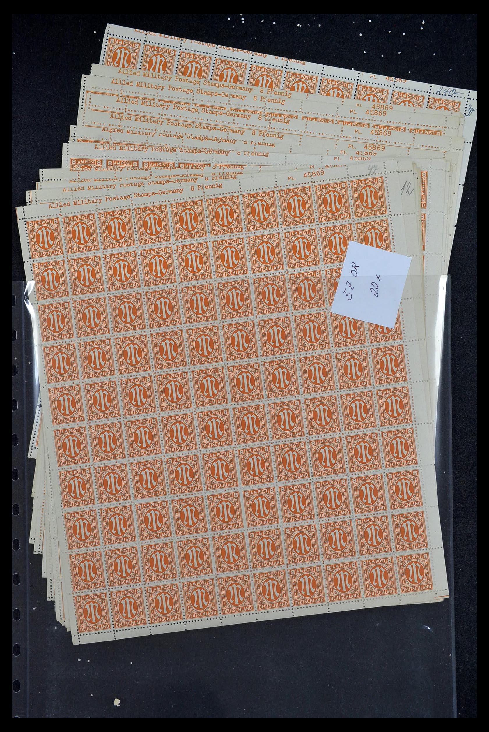 34886 147 - Postzegelverzameling 34886 Geallieerde bezetting 1945.