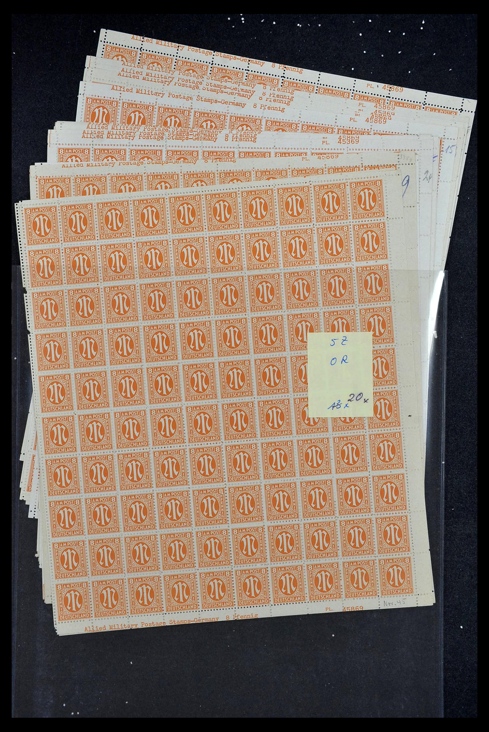 34886 148 - Postzegelverzameling 34886 Geallieerde bezetting 1945.