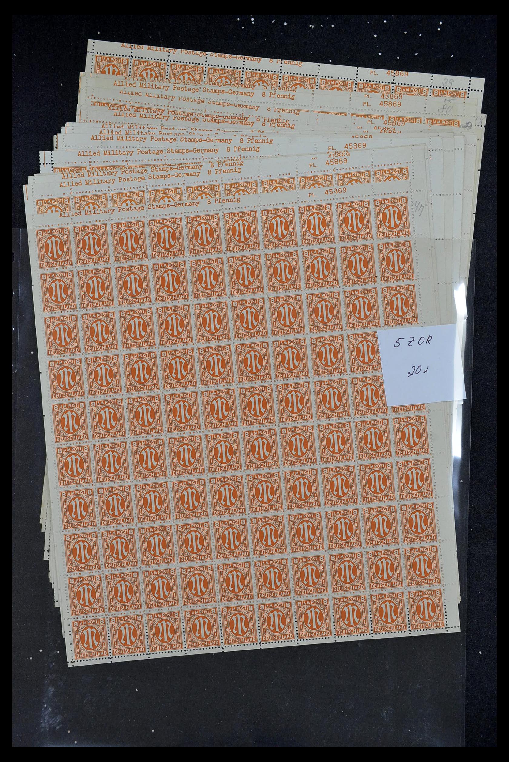 34886 149 - Postzegelverzameling 34886 Geallieerde bezetting 1945.