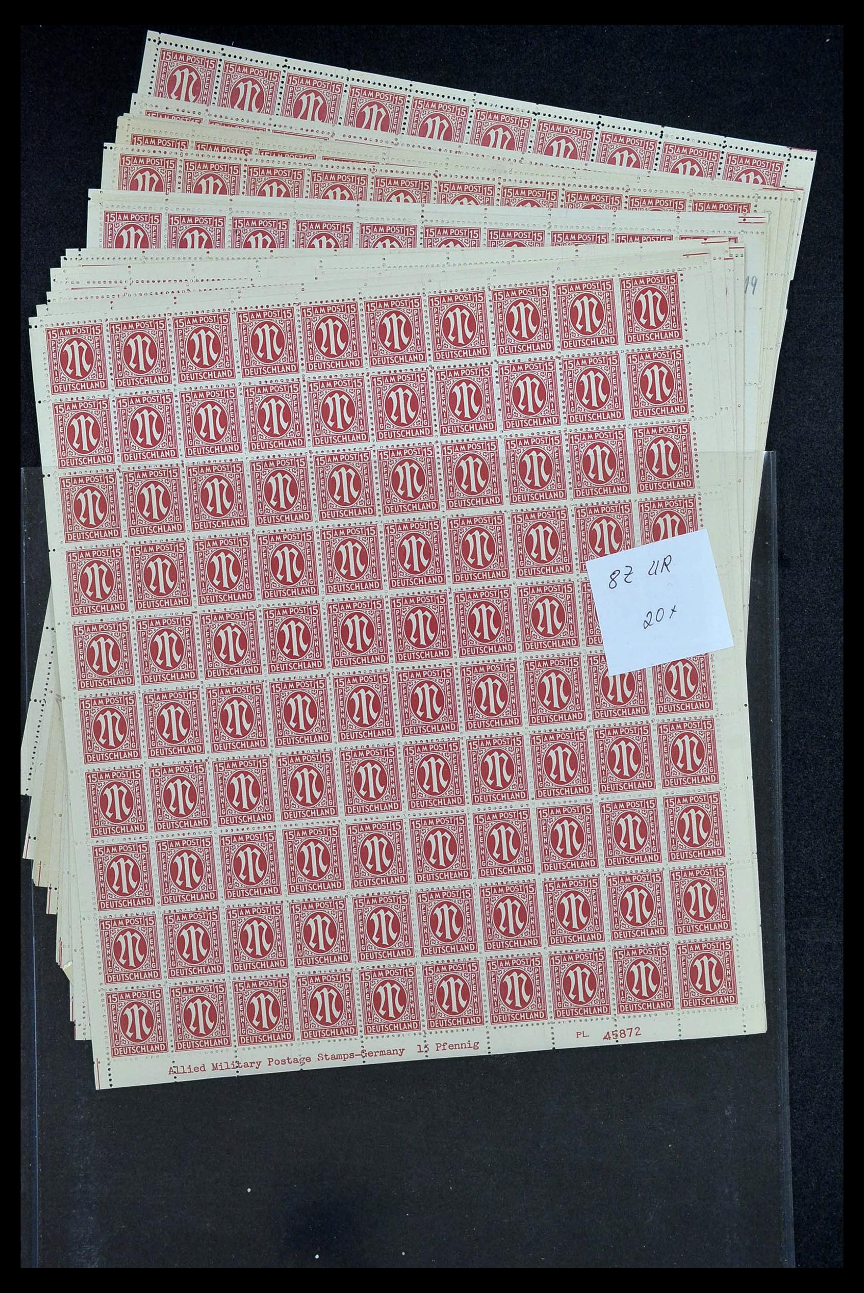 34886 151 - Postzegelverzameling 34886 Geallieerde bezetting 1945.