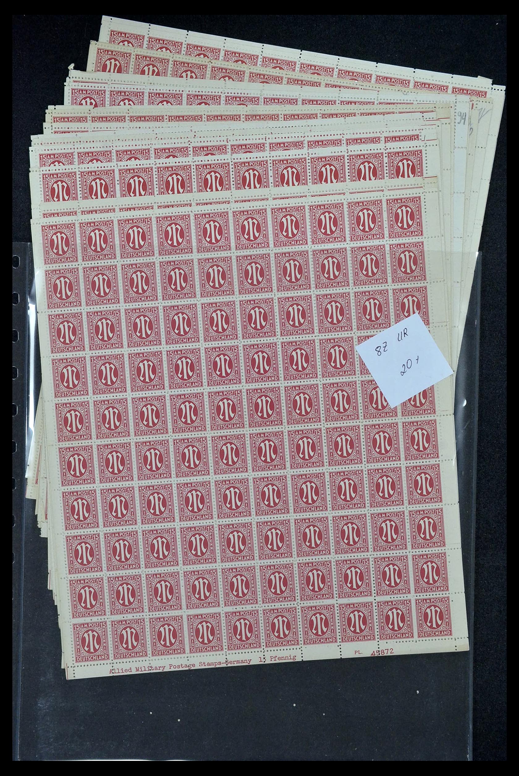 34886 152 - Postzegelverzameling 34886 Geallieerde bezetting 1945.